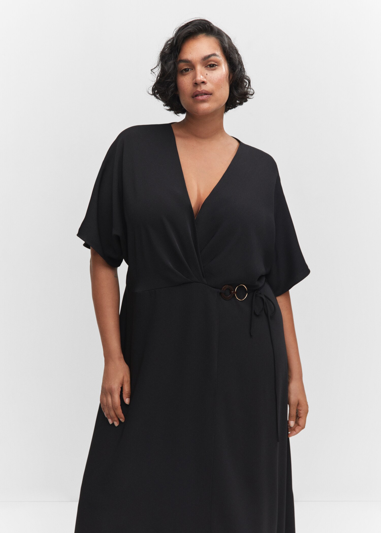 Robe cache-cœur détail anneaux - Détail de l'article 5
