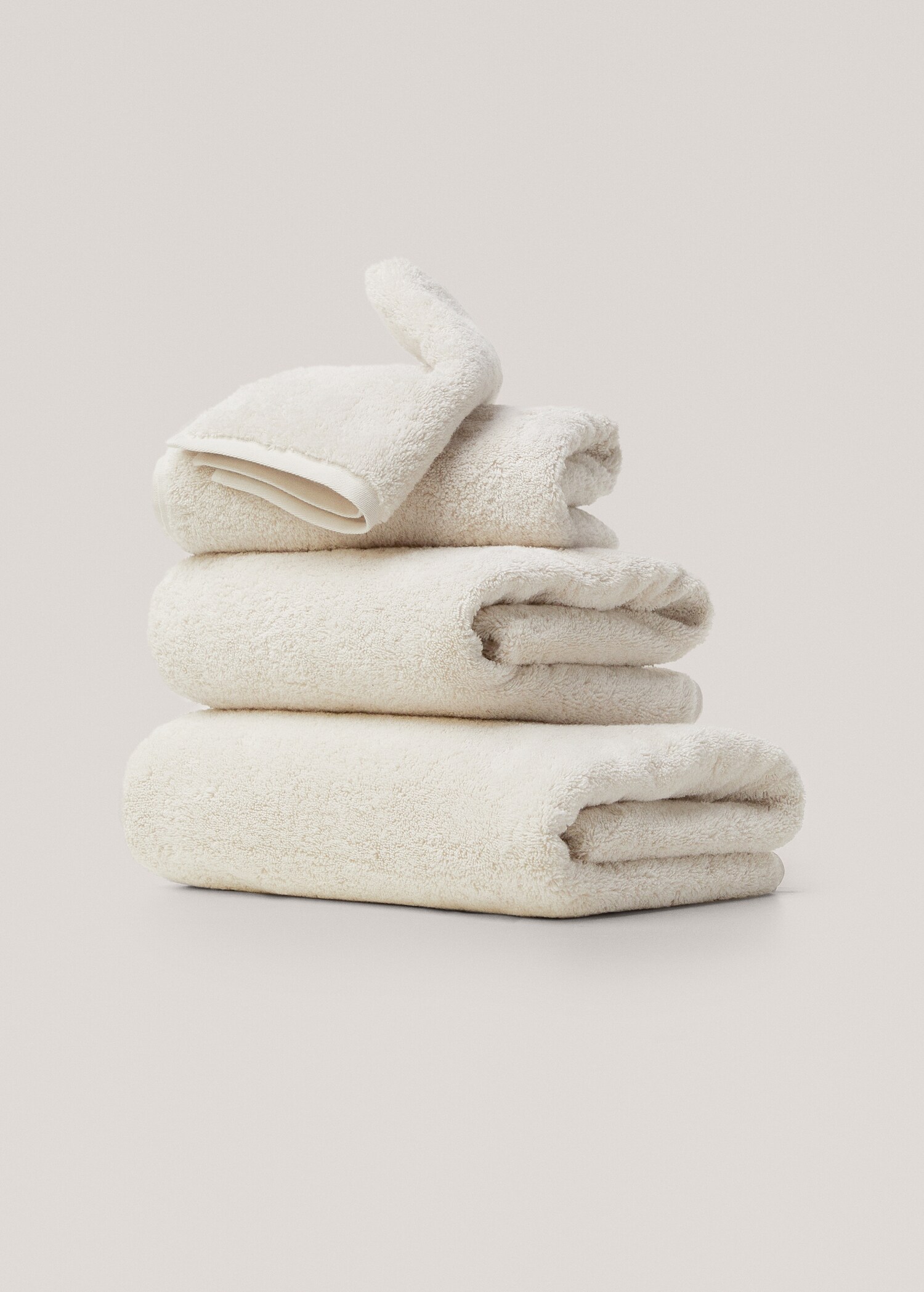 600gr/m2 cotton face towel 30x50cm - Article without model