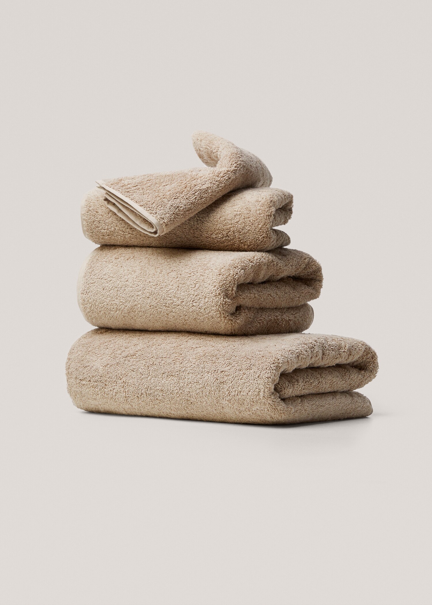 600gr/m2 cotton face towel 30x50cm - Article without model