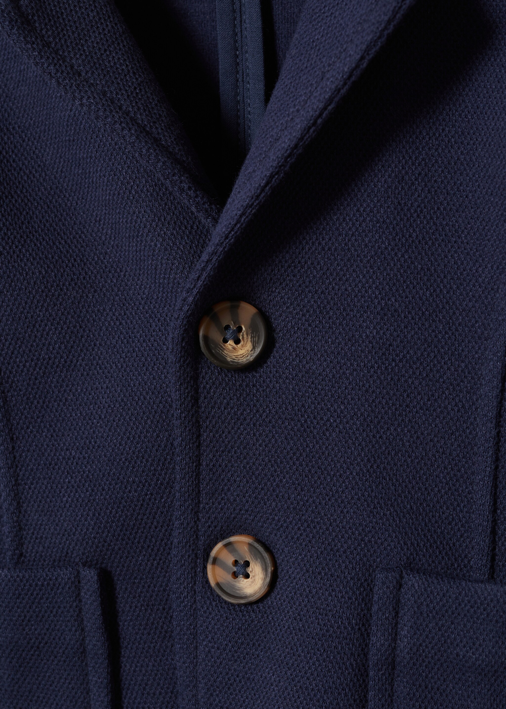 Oblekové sako regular fit s texturou - Detail zboží 8