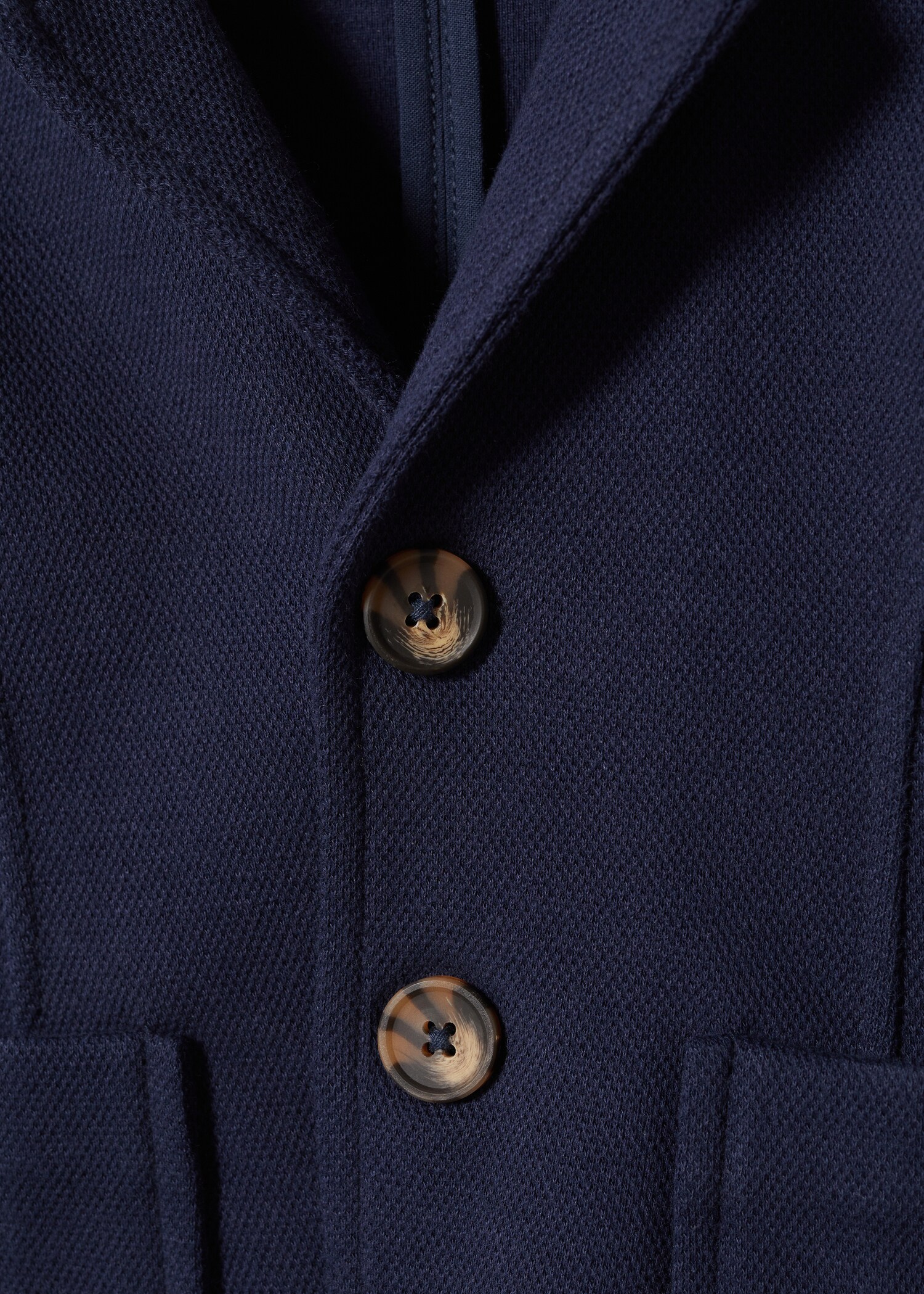 Oblekové sako regular fit s texturou - Detail zboží 8