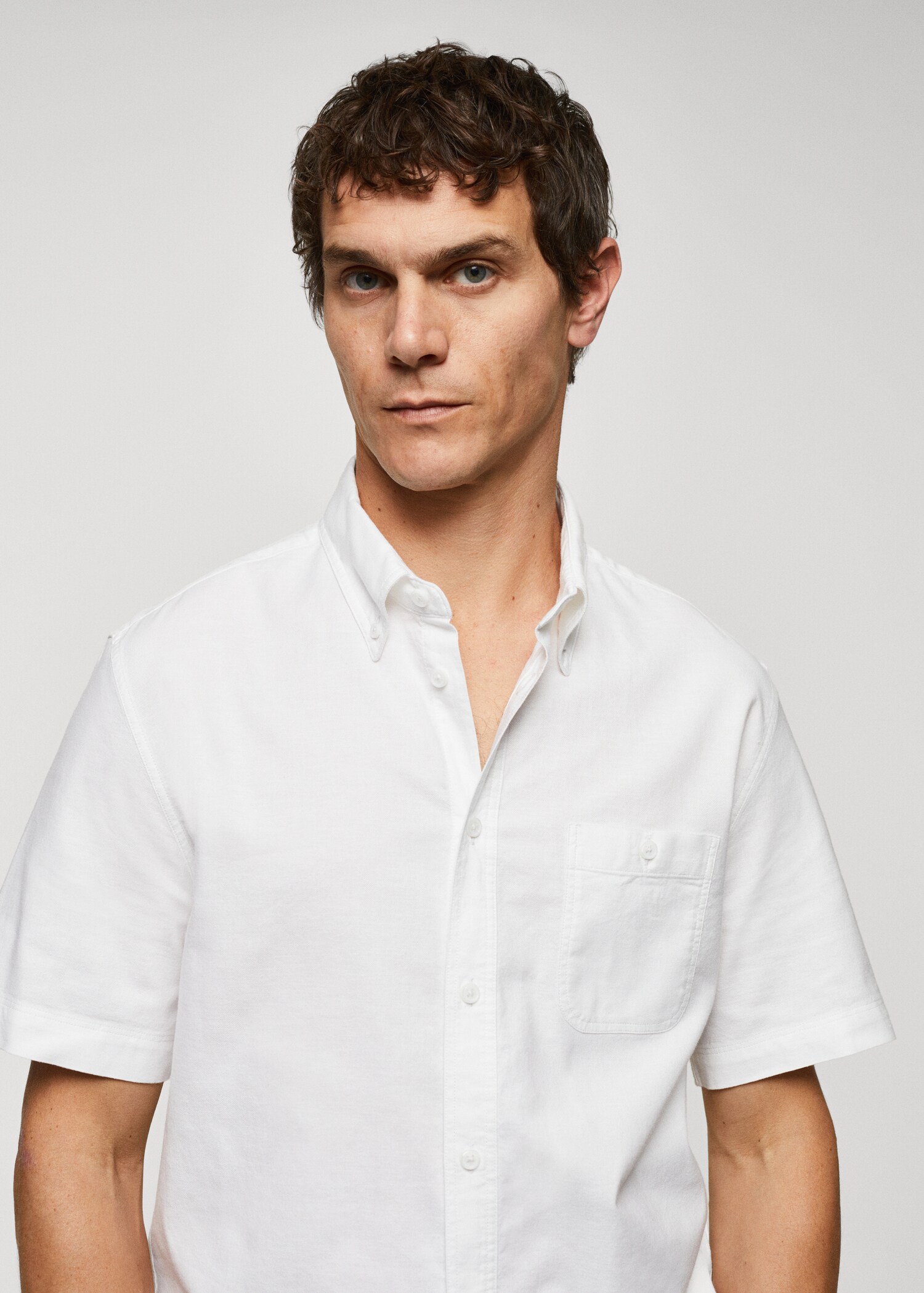 Regular-fit 100% cotton shirt - Details of the article 1