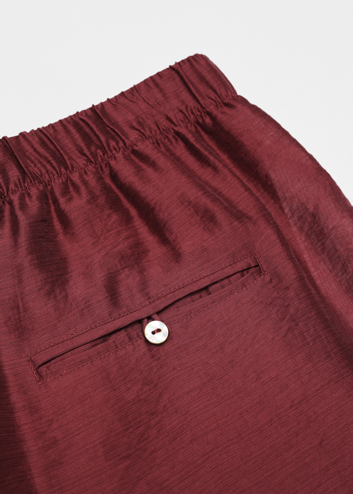 Satin lyocell trousers - Details of the article 8