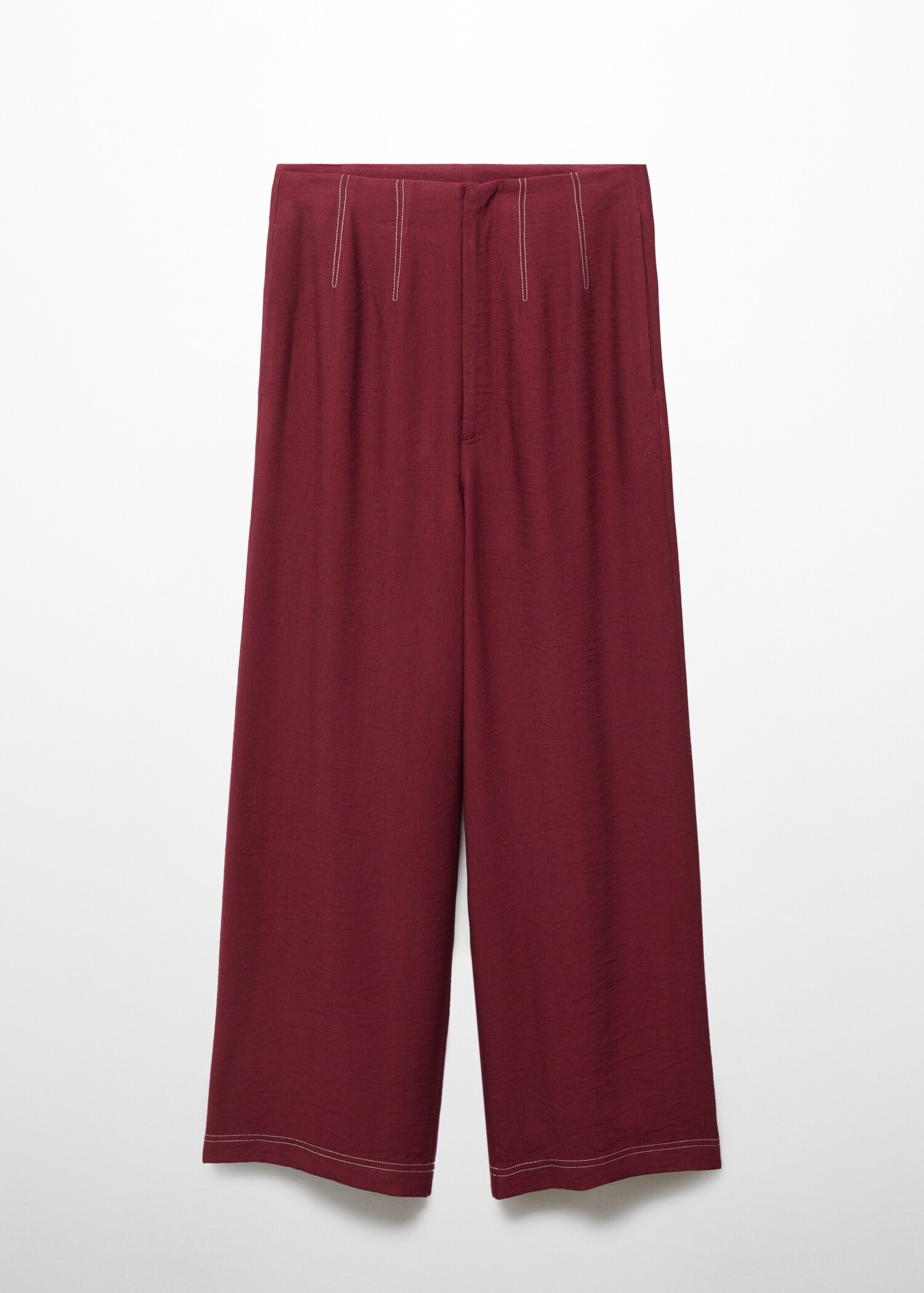 Seam-detail culotte trousers - Article without model