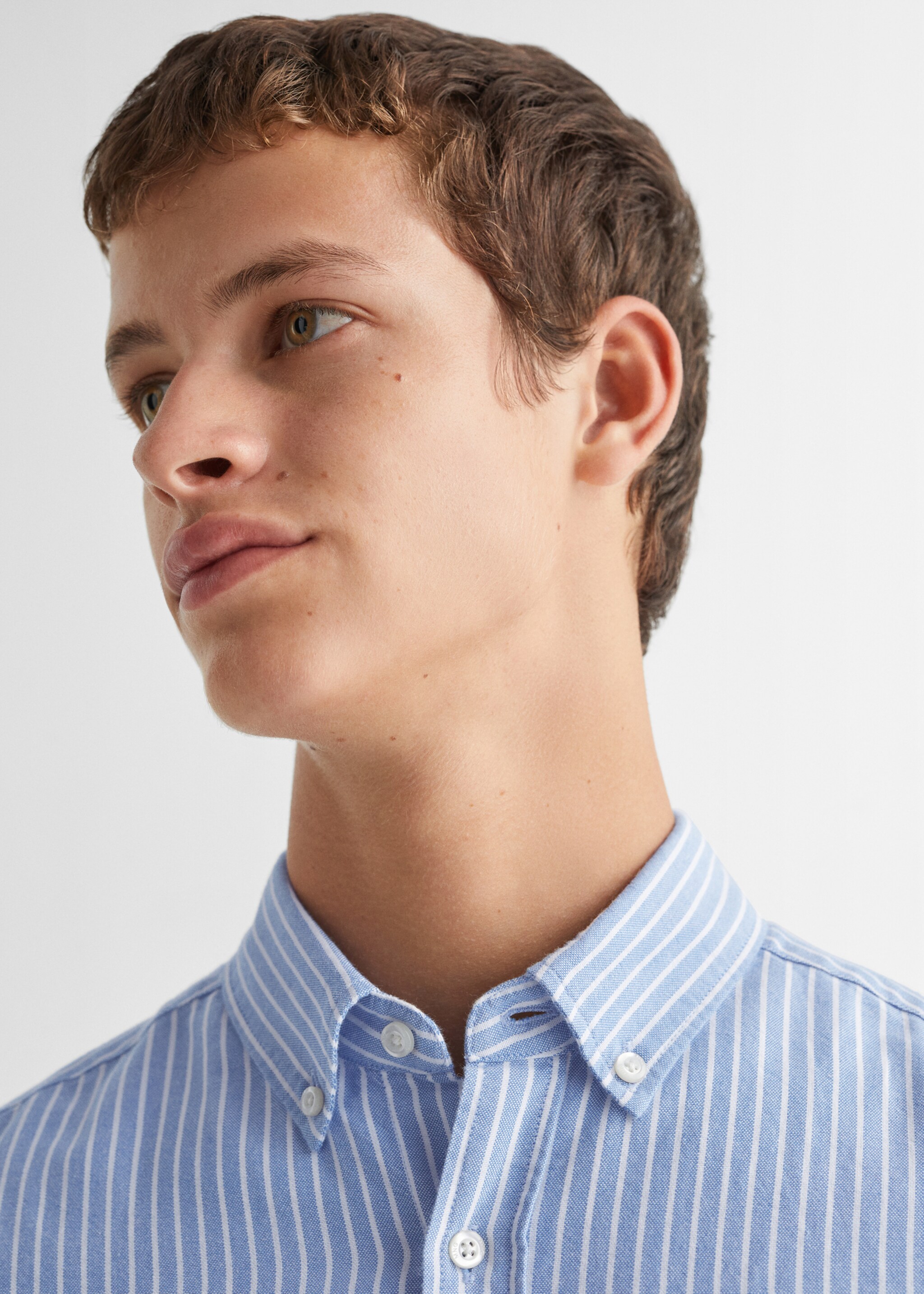Camicia elegante regular-fit righe - Dettaglio dell'articolo 1