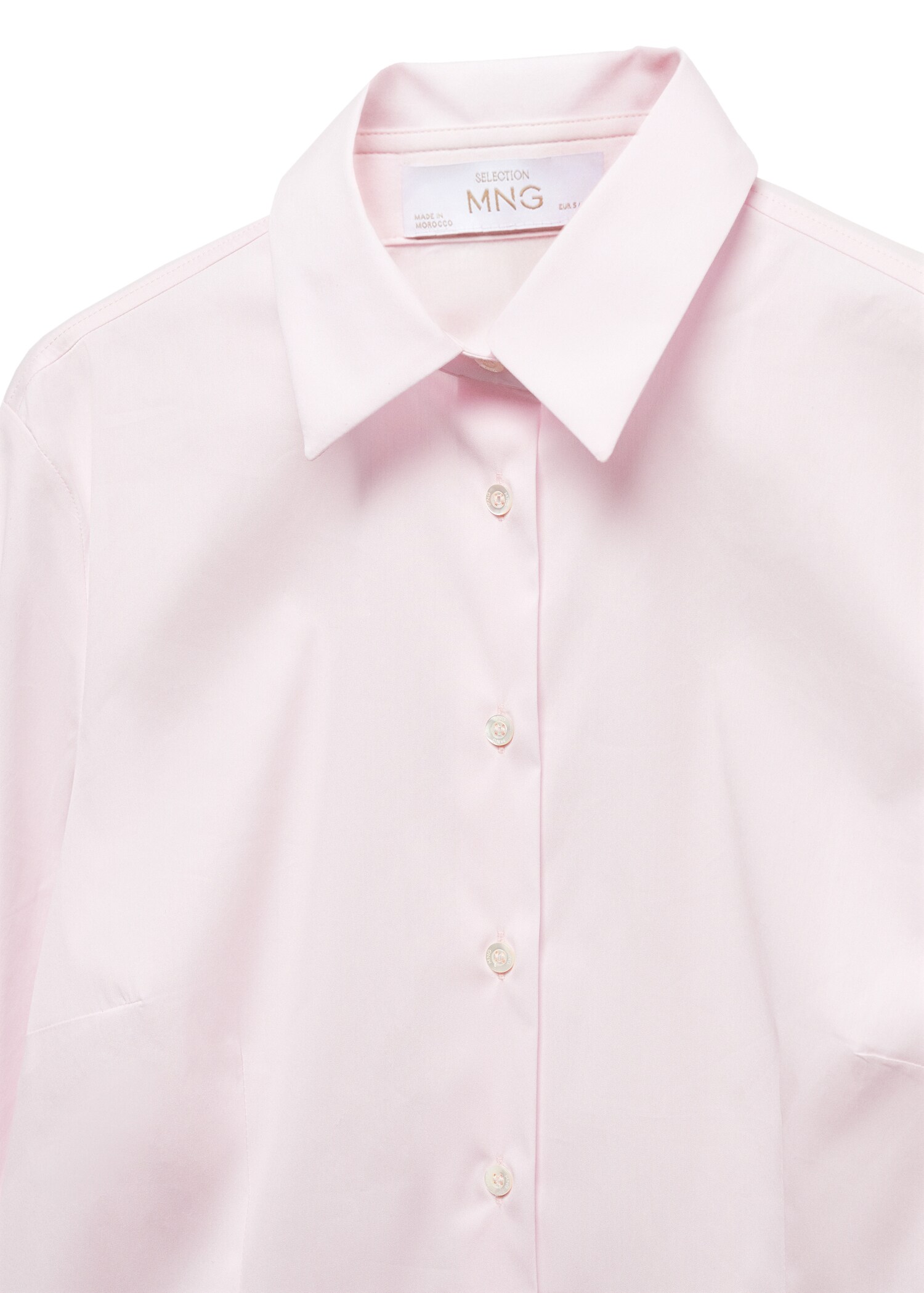Fitted cotton shirt - Details of the article 8