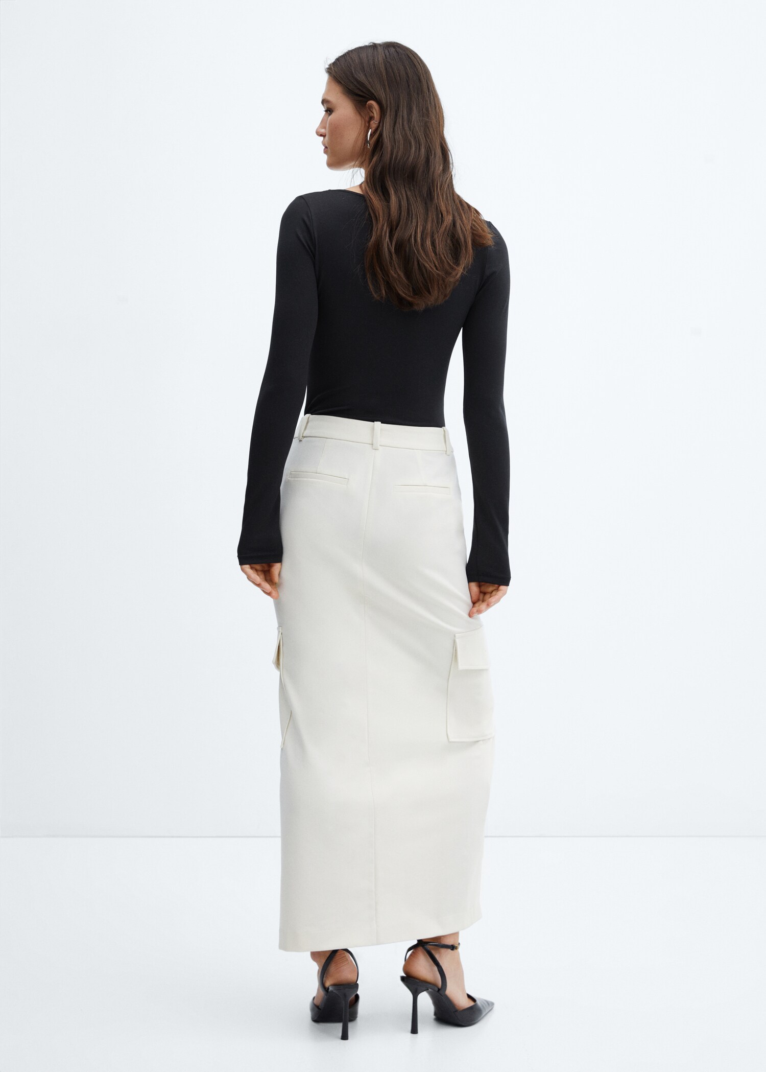 Low-neck bodysuit - Reverse of the article