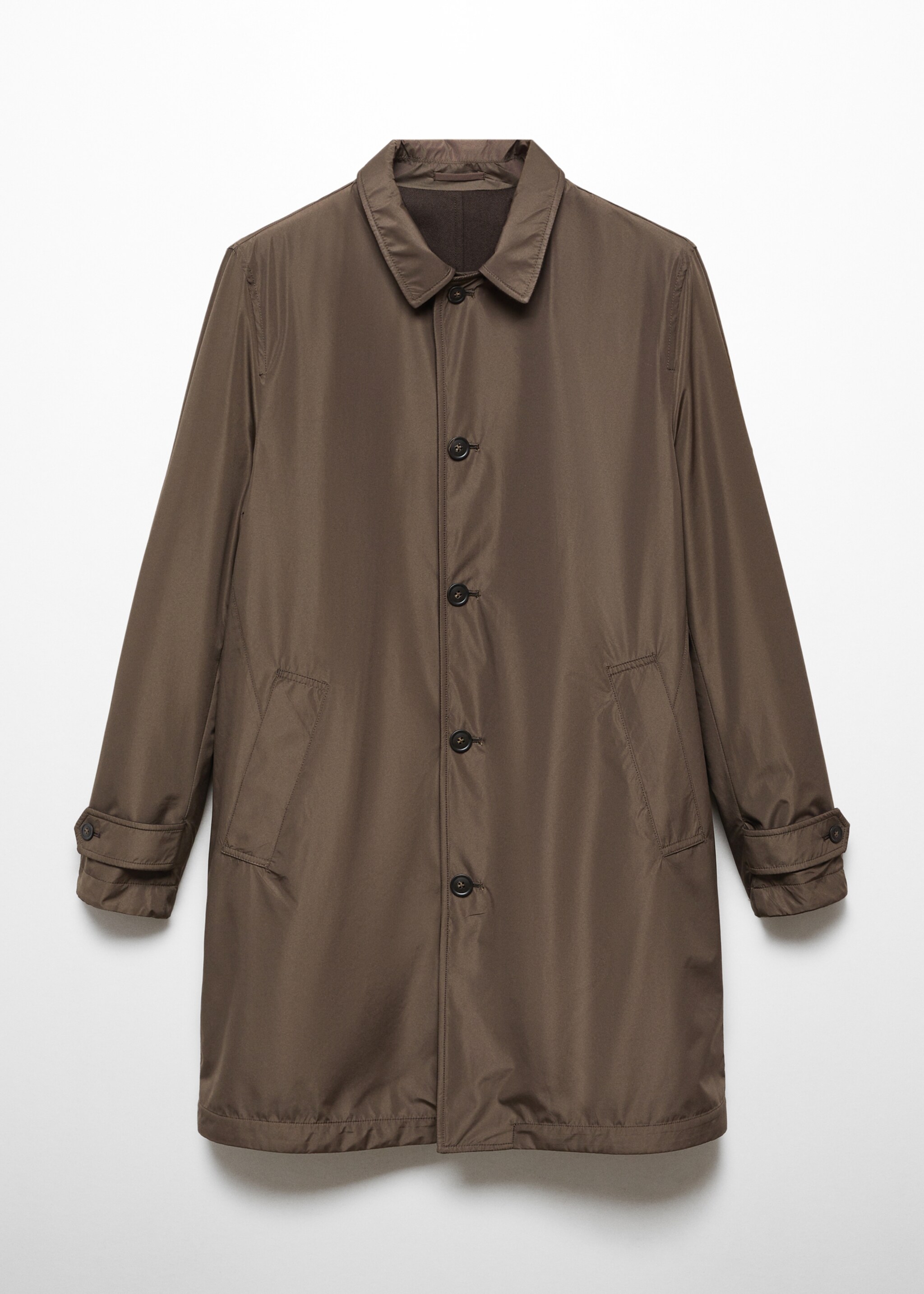 Trench reversible lana reciclada - Artículo sin modelo