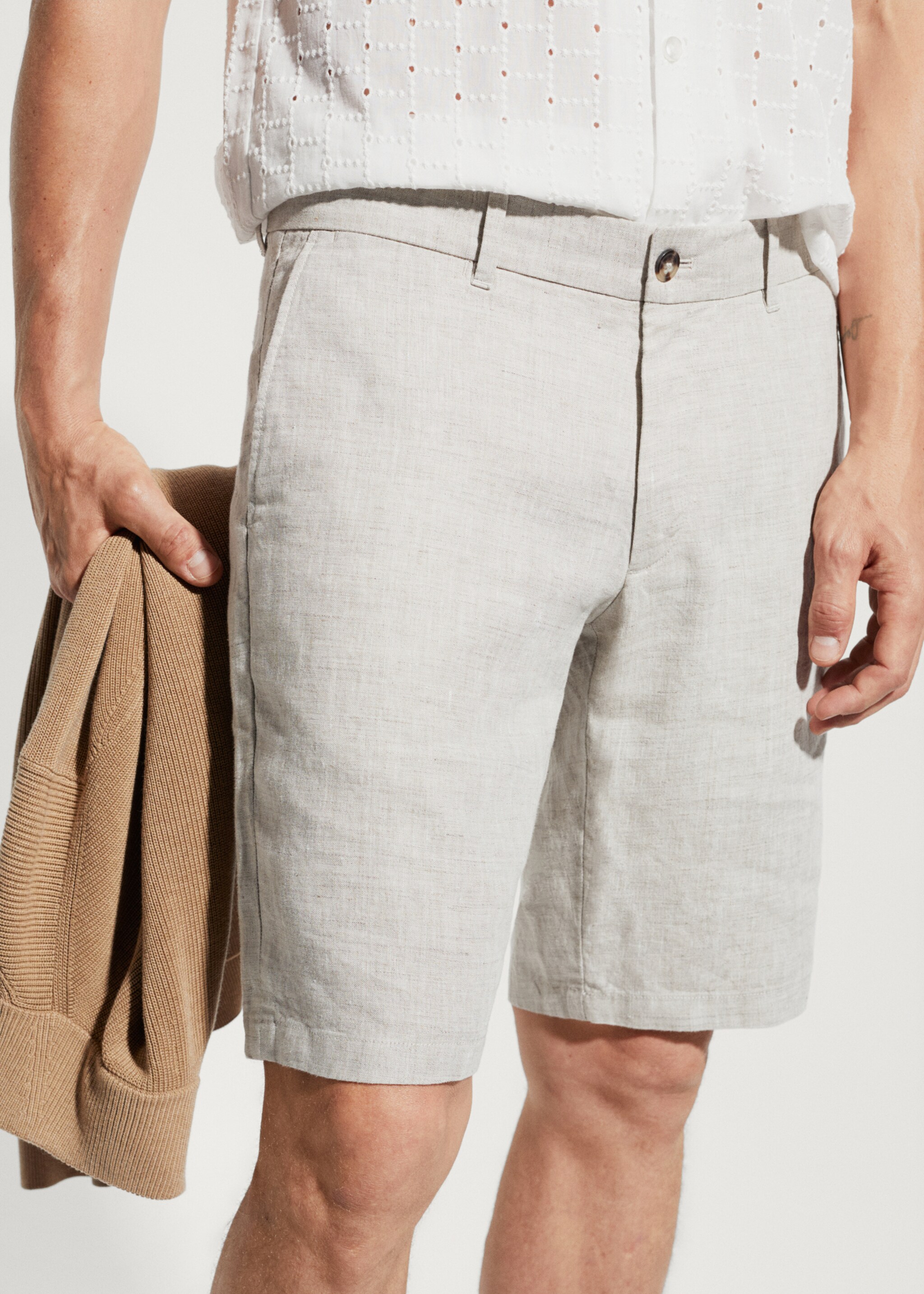 Bermudas 100% lino - Detalle del artículo 1