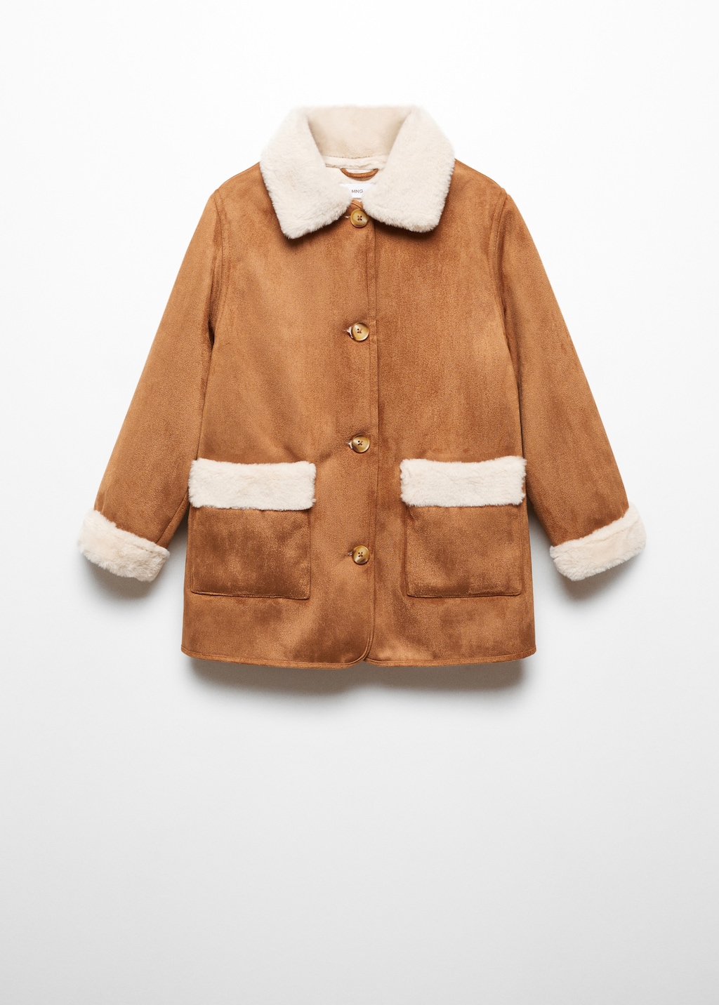 アウターその他 DRYROSE LATTE POCKET SHEARLING Reversible Dusty Rose Shearling Jacket - 100% Real Fur