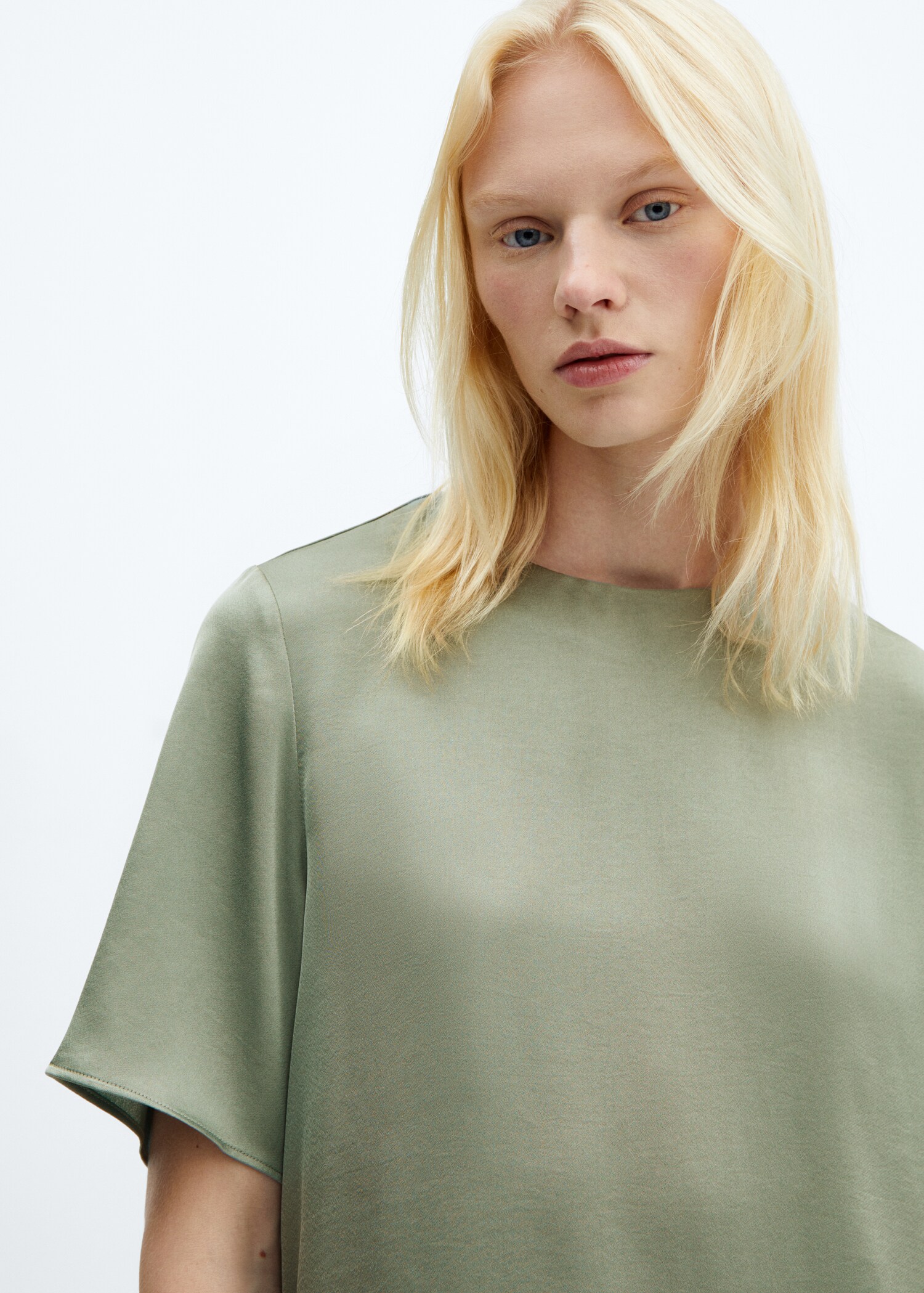 Satin blouse - Details of the article 1