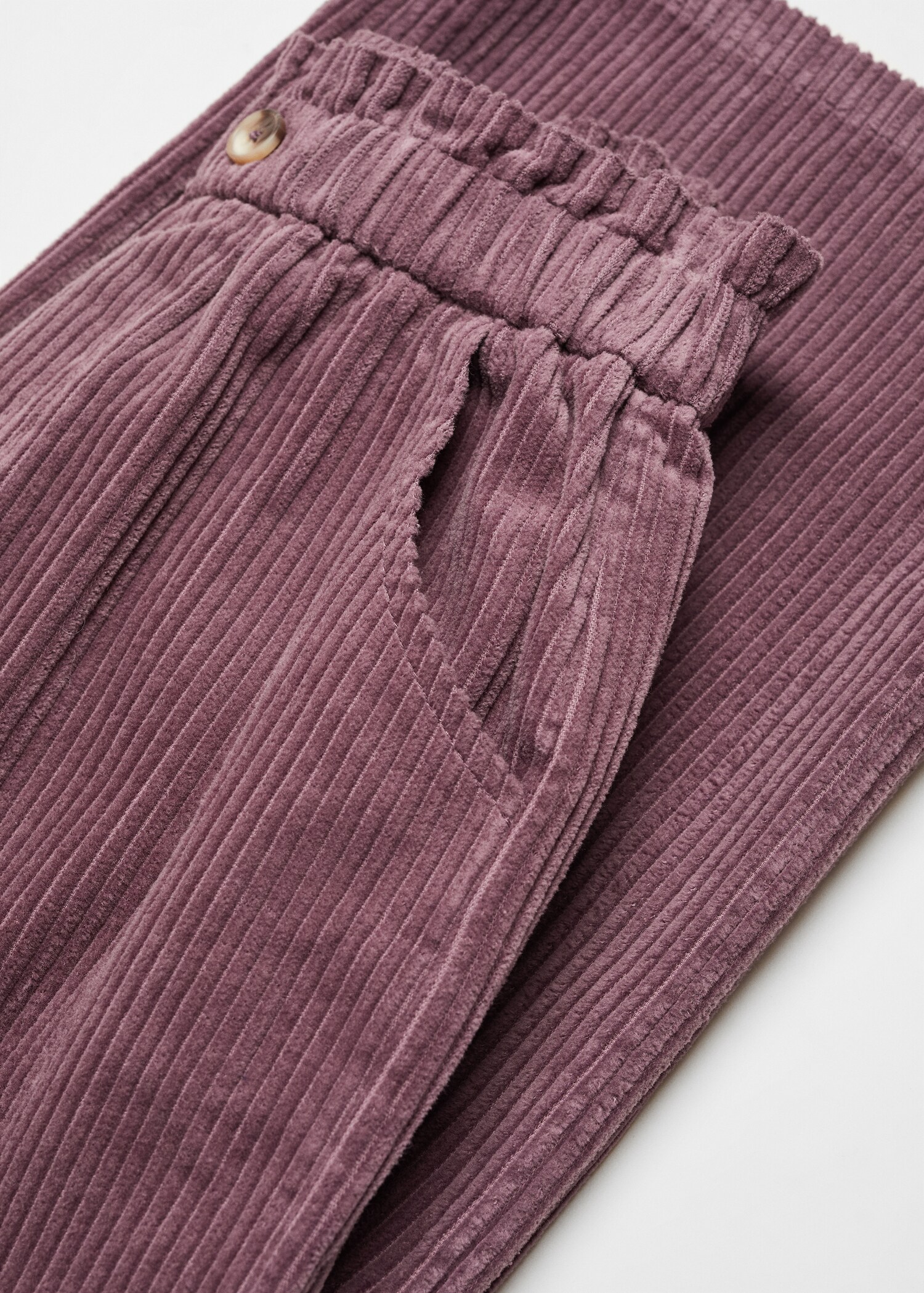 Corduroy culotte trousers - Details of the article 8