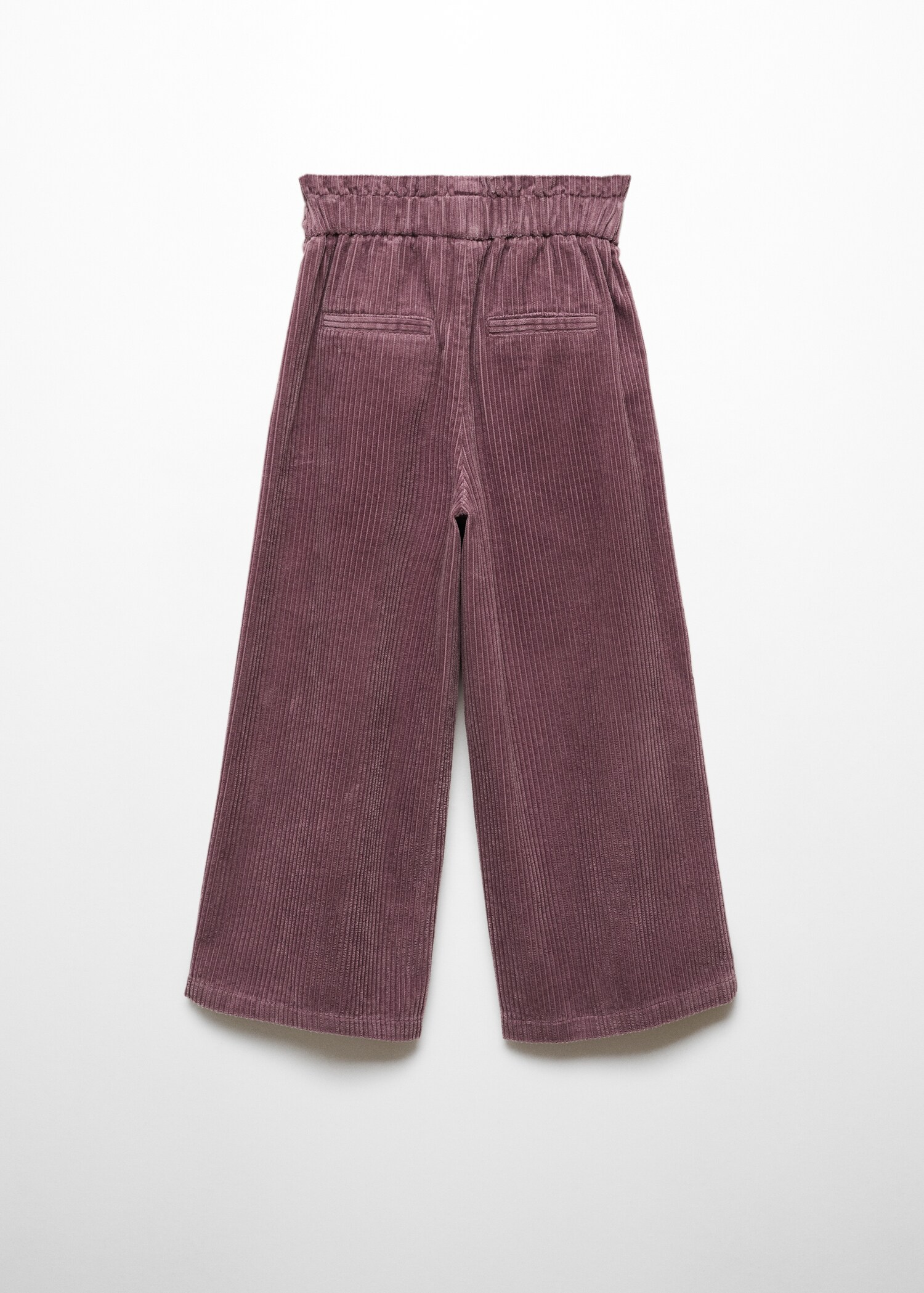 Corduroy culotte trousers - Reverse of the article