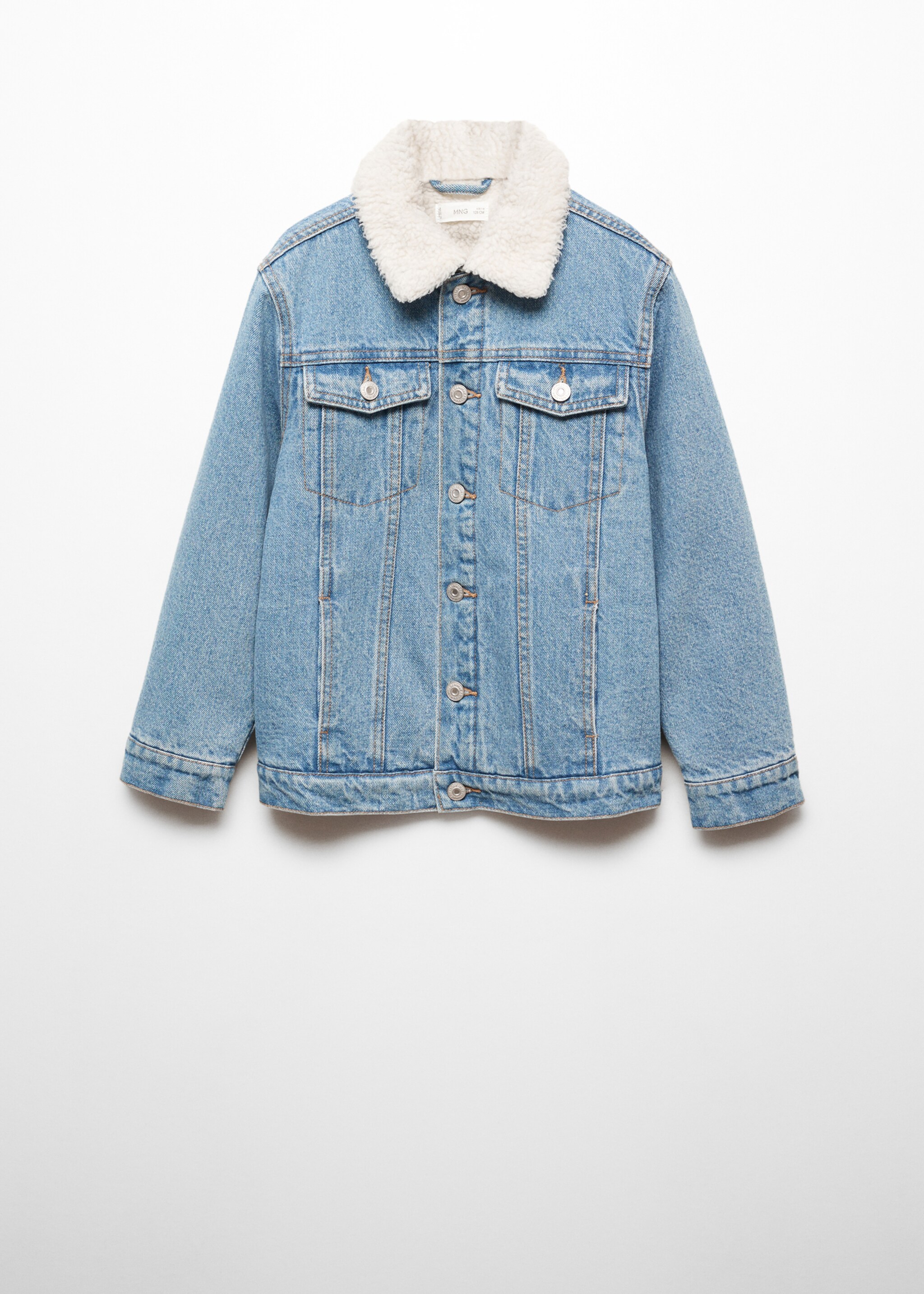 Jacket with shearling-effect lining - Article without model