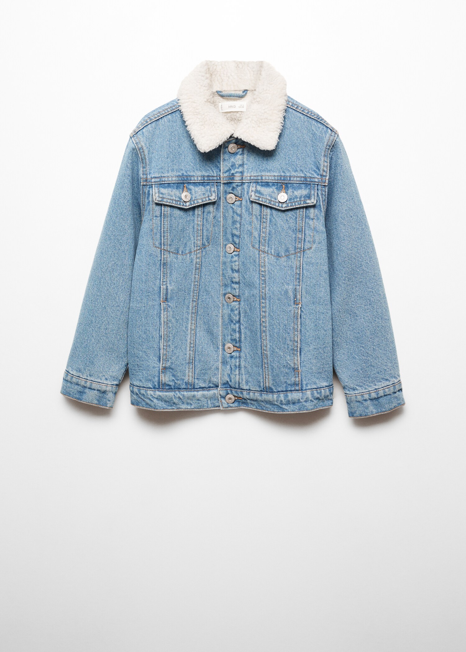 Jacket with shearling-effect lining - Article without model