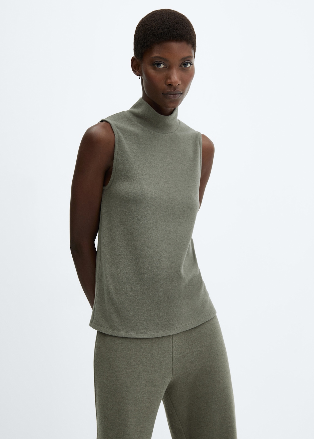 Top maglia collo alto Donna MANGO OUTLET Italia