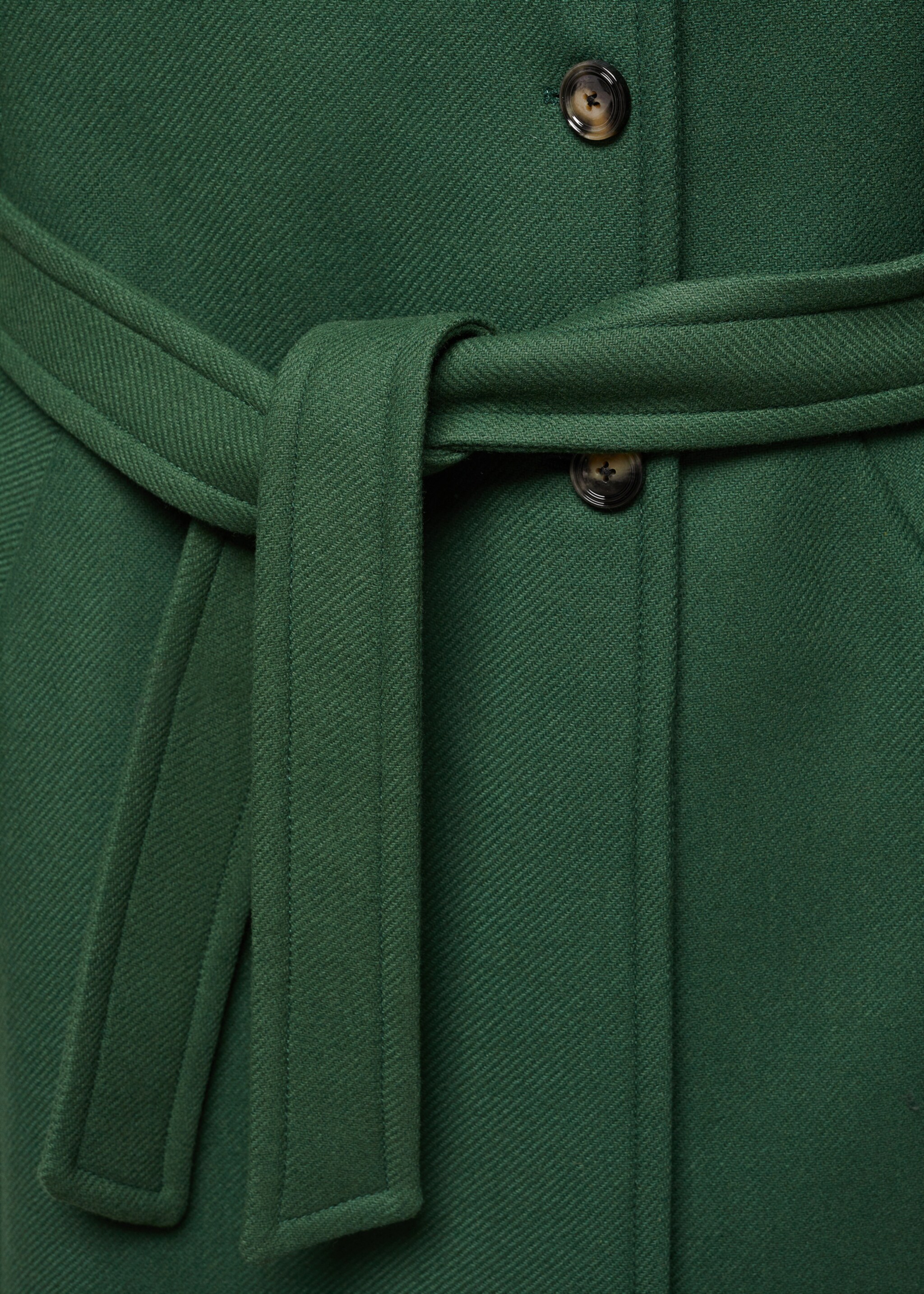 Mantel aus Manteco-Wolle mit Gürtel - Detail des Artikels 8