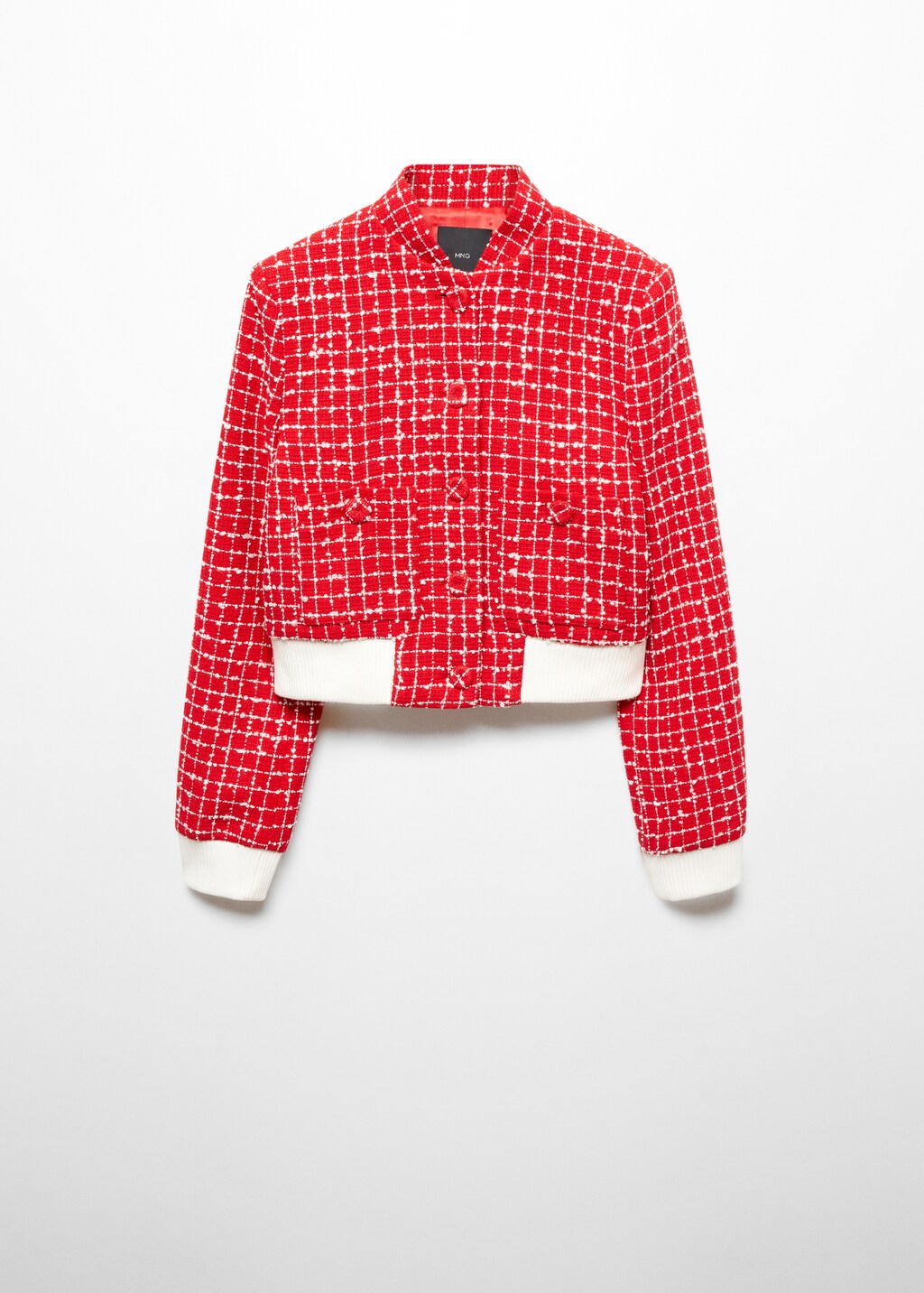 Houndstooth tweed jacket - Women | MANGO OUTLET USA Houndstooth tweed jacket - Women | MANGO OUTLET USA