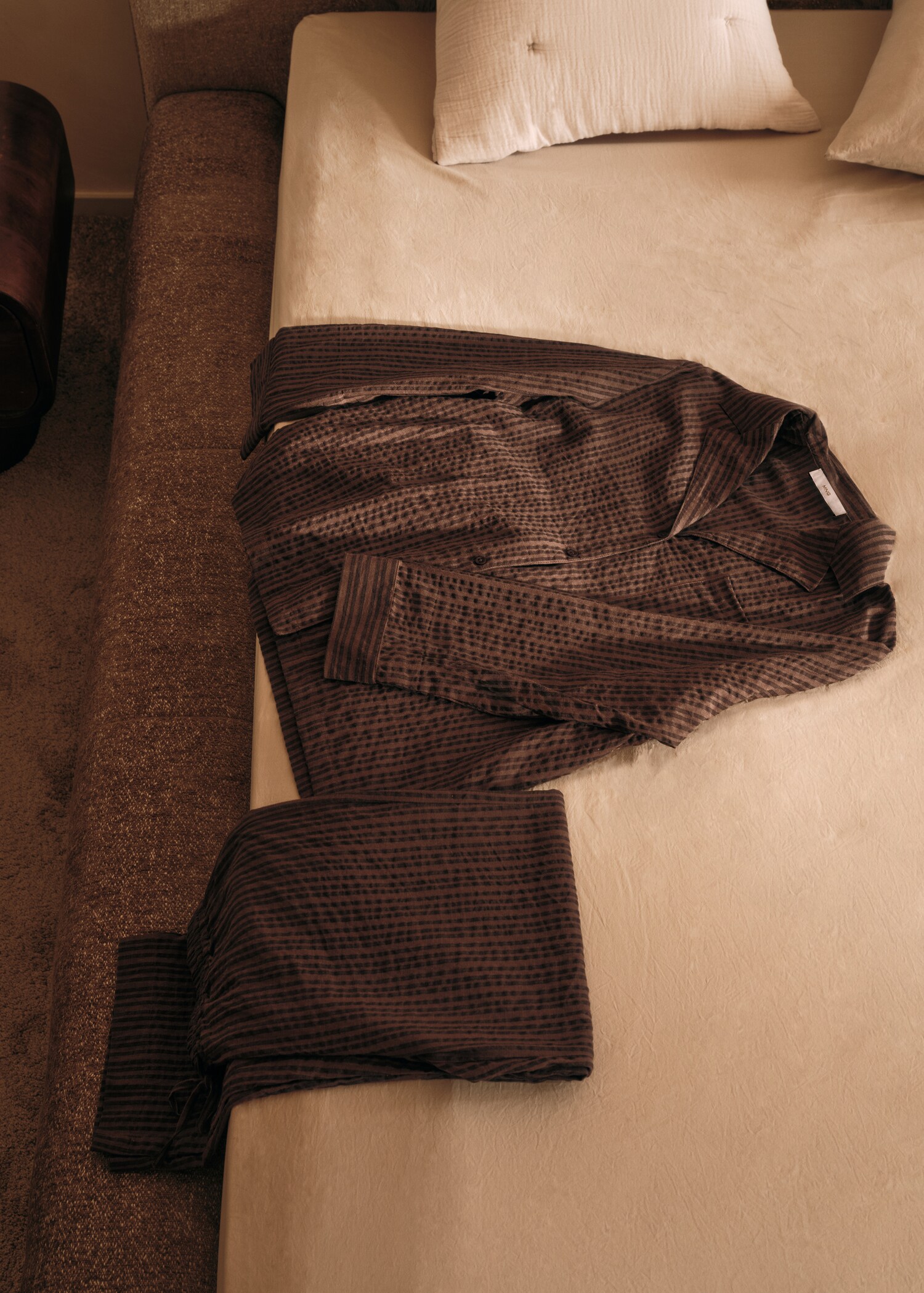 Pyjama long coton rayures - Détail de l'article 9