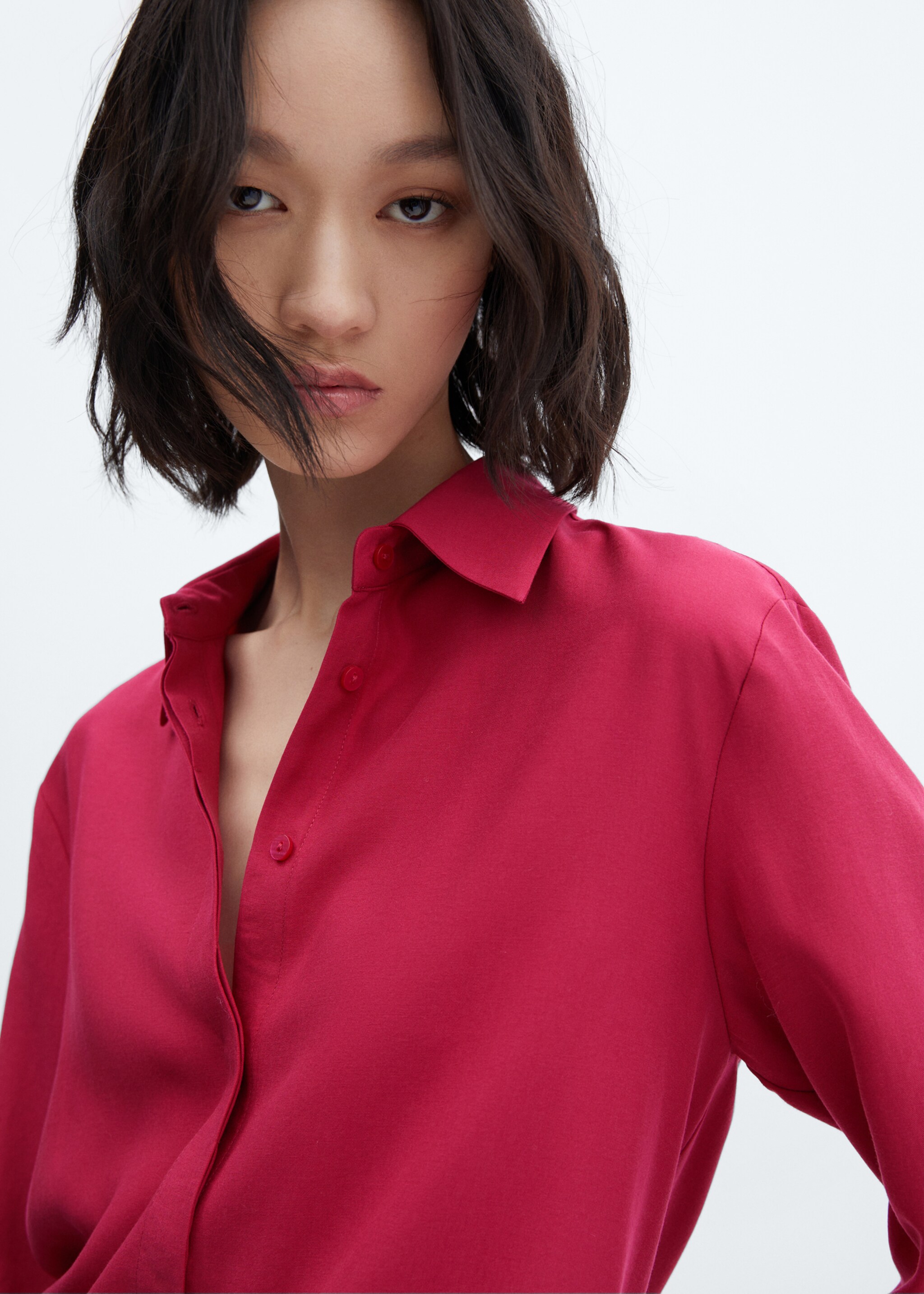 100% lyocell shirt - Details of the article 1