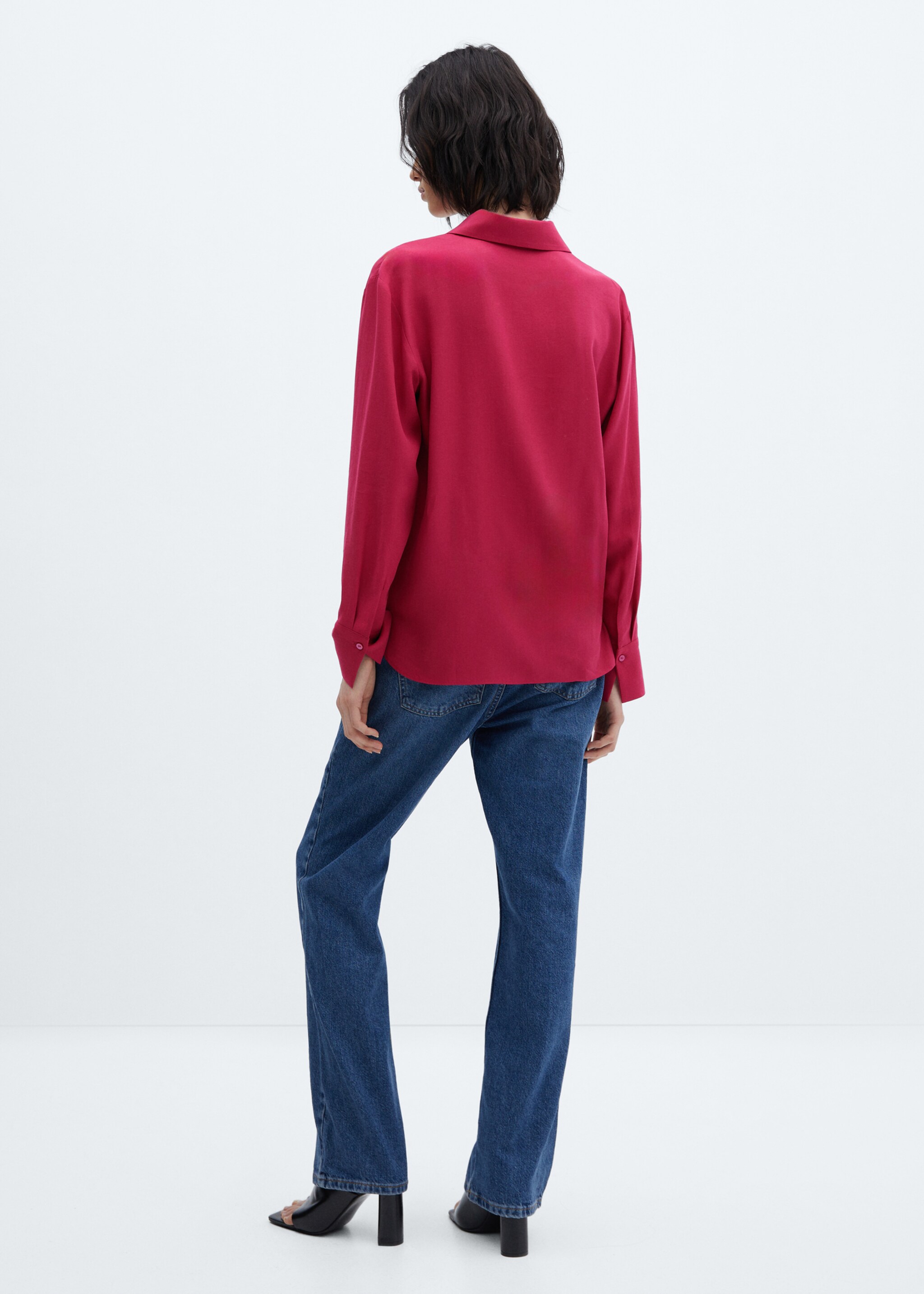 100% lyocell shirt - Reverse of the article