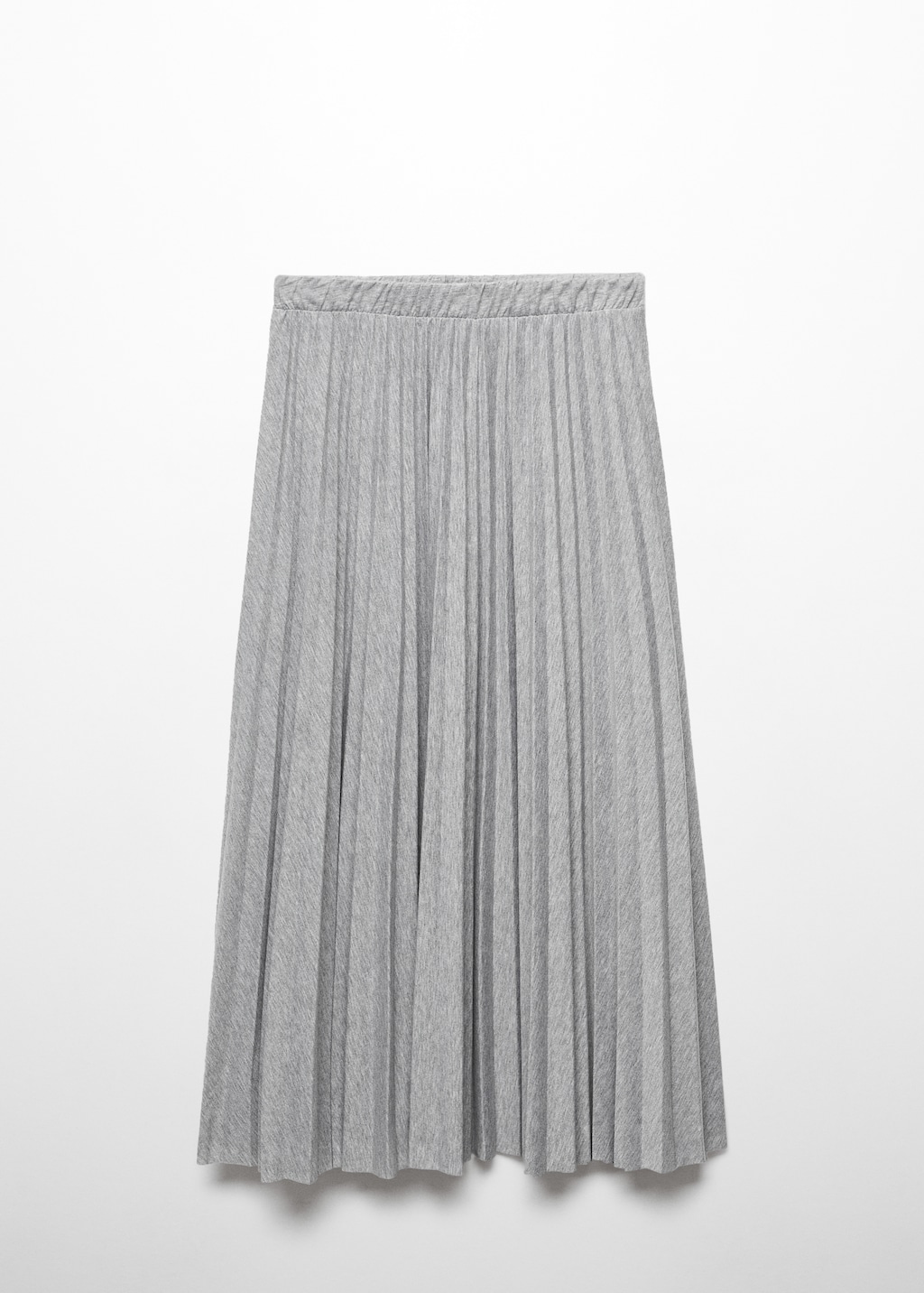 Pleated flared skirt