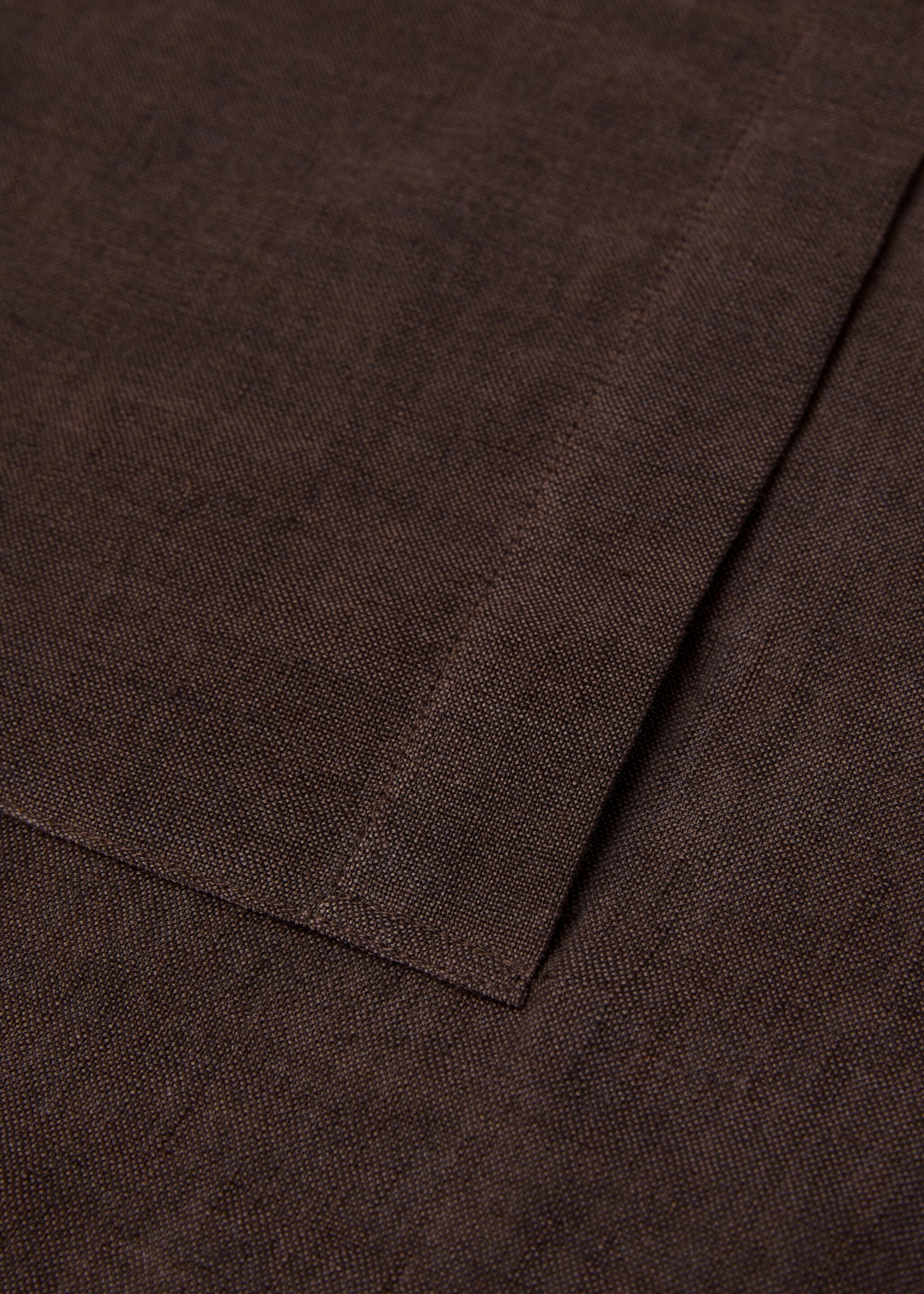 Tablier lin et coton - Détail de l'article 2, Marron. Ref: 57086310-00.