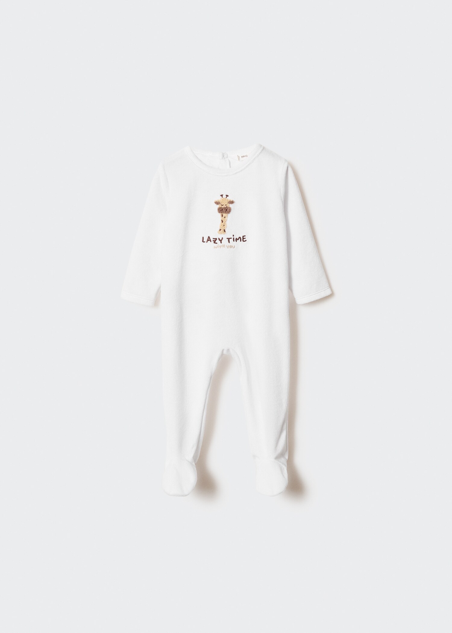 Mönstrad pyjamas body - Artikel utan modell