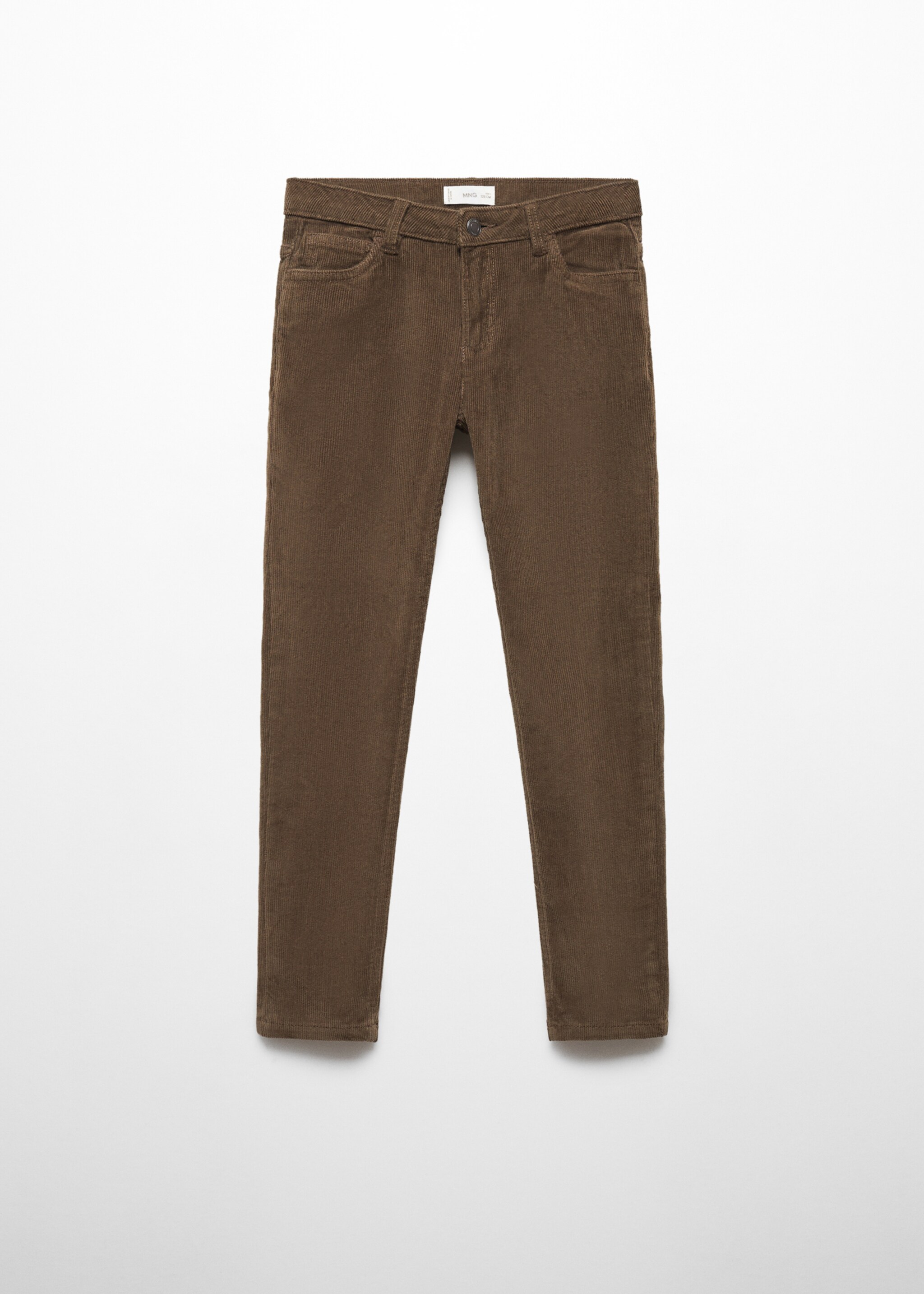 Corduroy straight trousers - Article without model