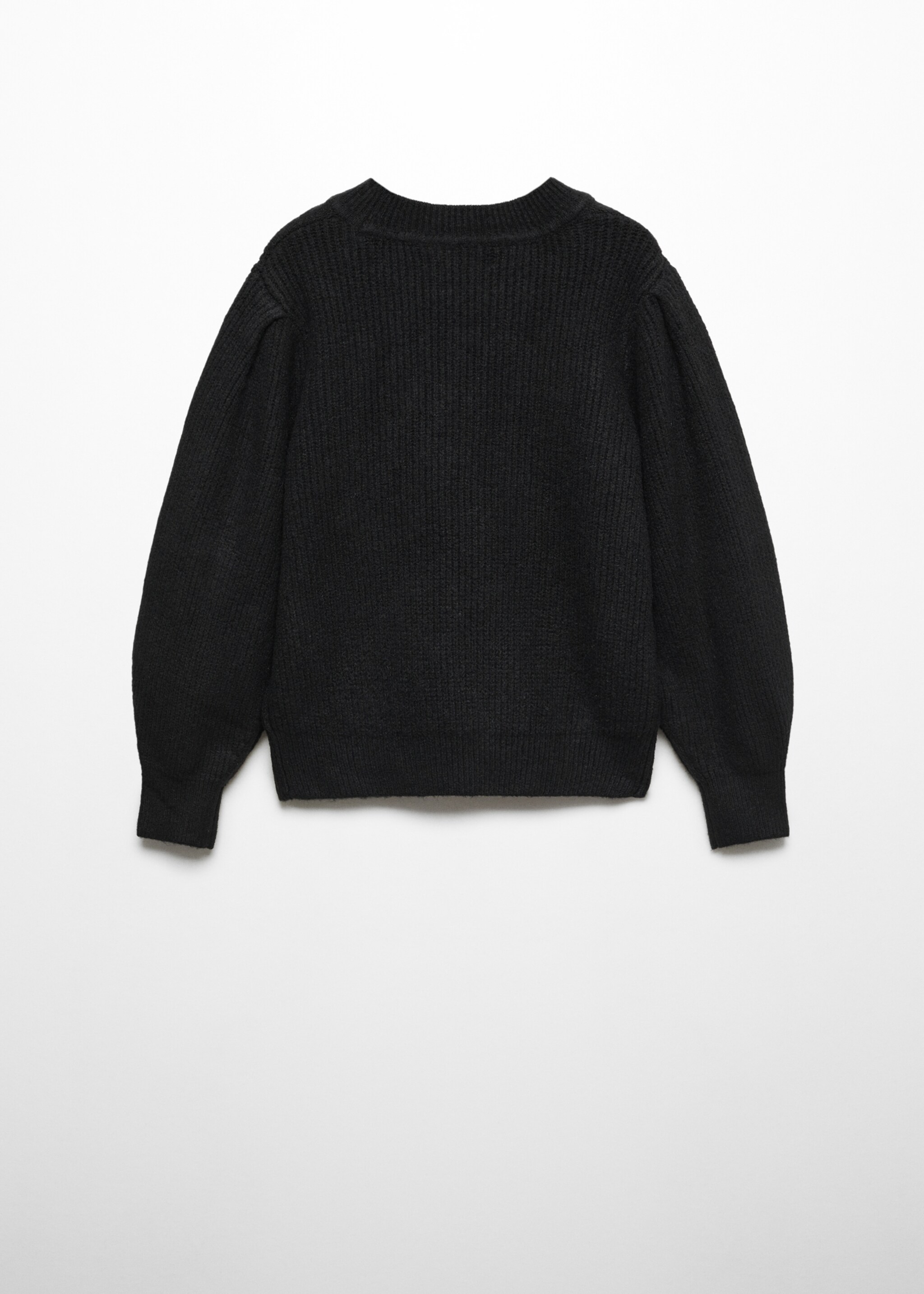Chunky-knit sweater - Reverse of the article
