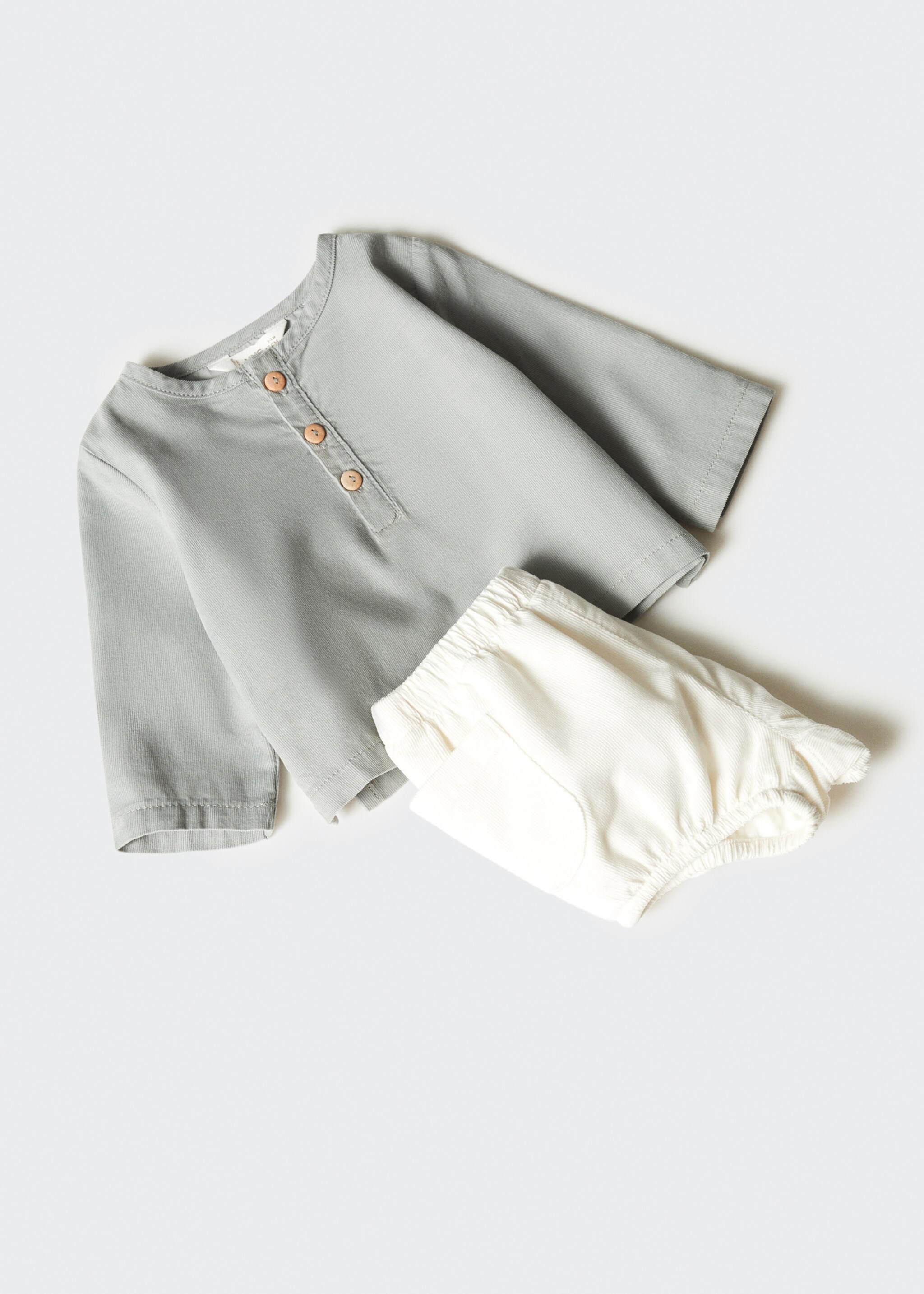 Corduroy shorts met zakken - Detail van het artikel 5