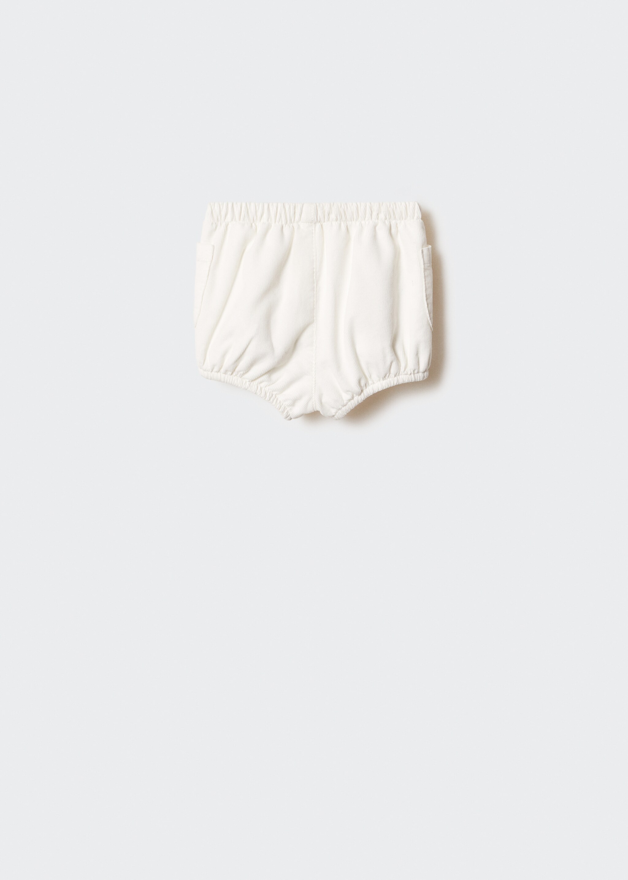 Corduroy shorts met zakken - Achterkant van het artikel