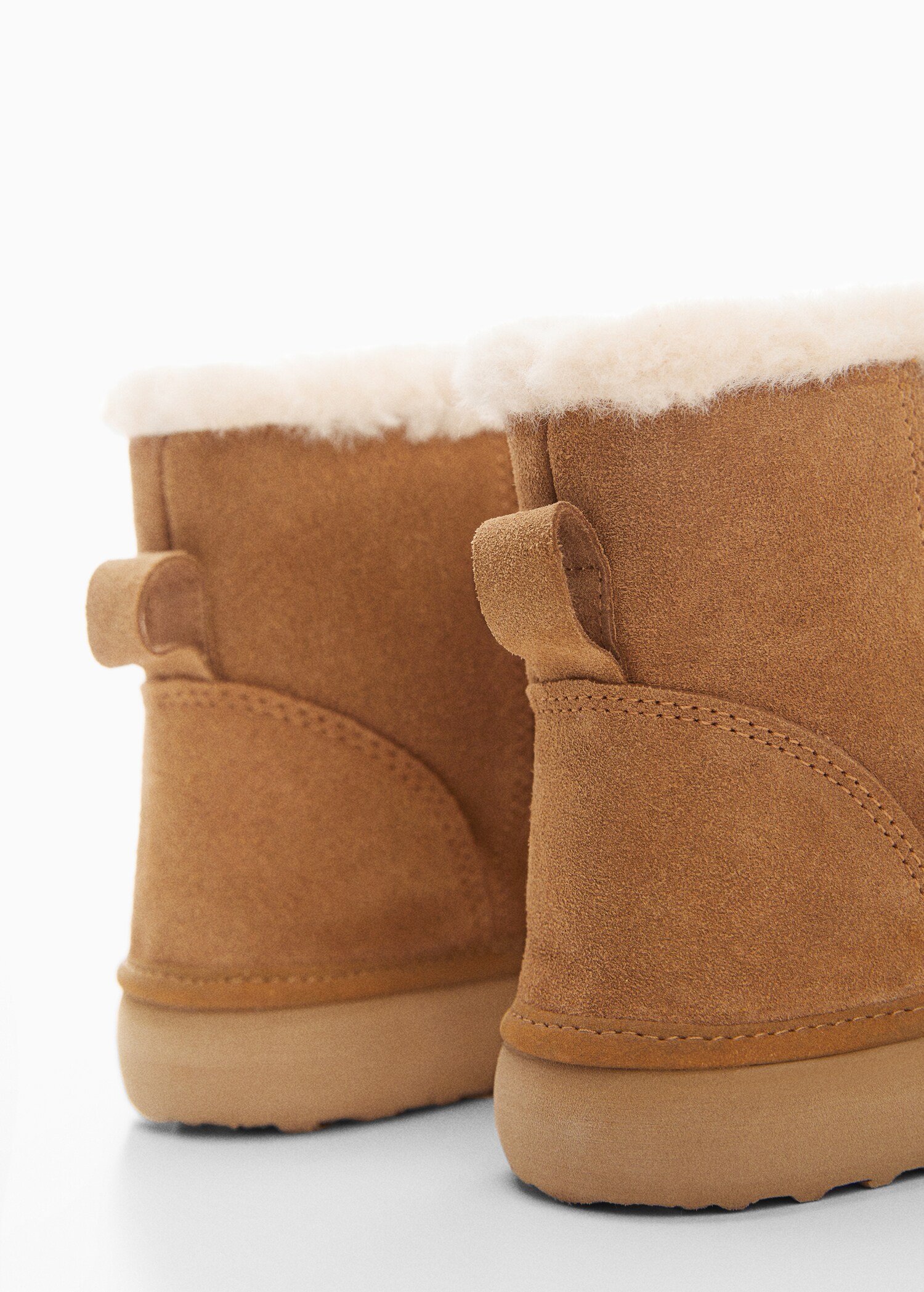 Fur leather ankle boots - Details of the article 1