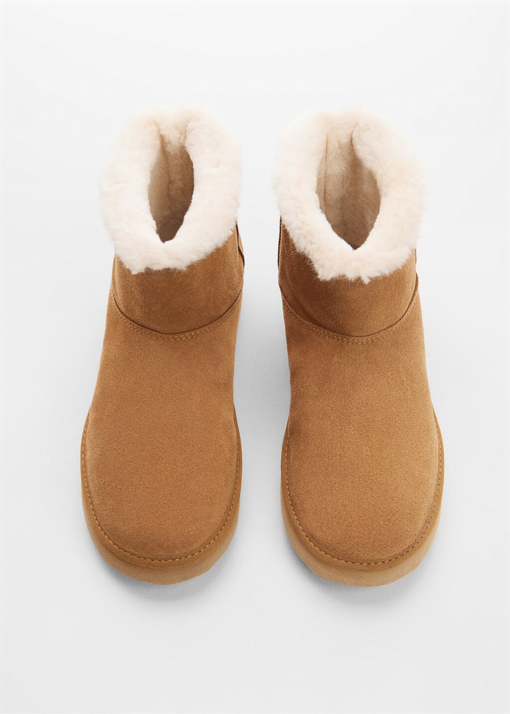 Stivaletti pelle pelliccia Bambina MANGO OUTLET Italia