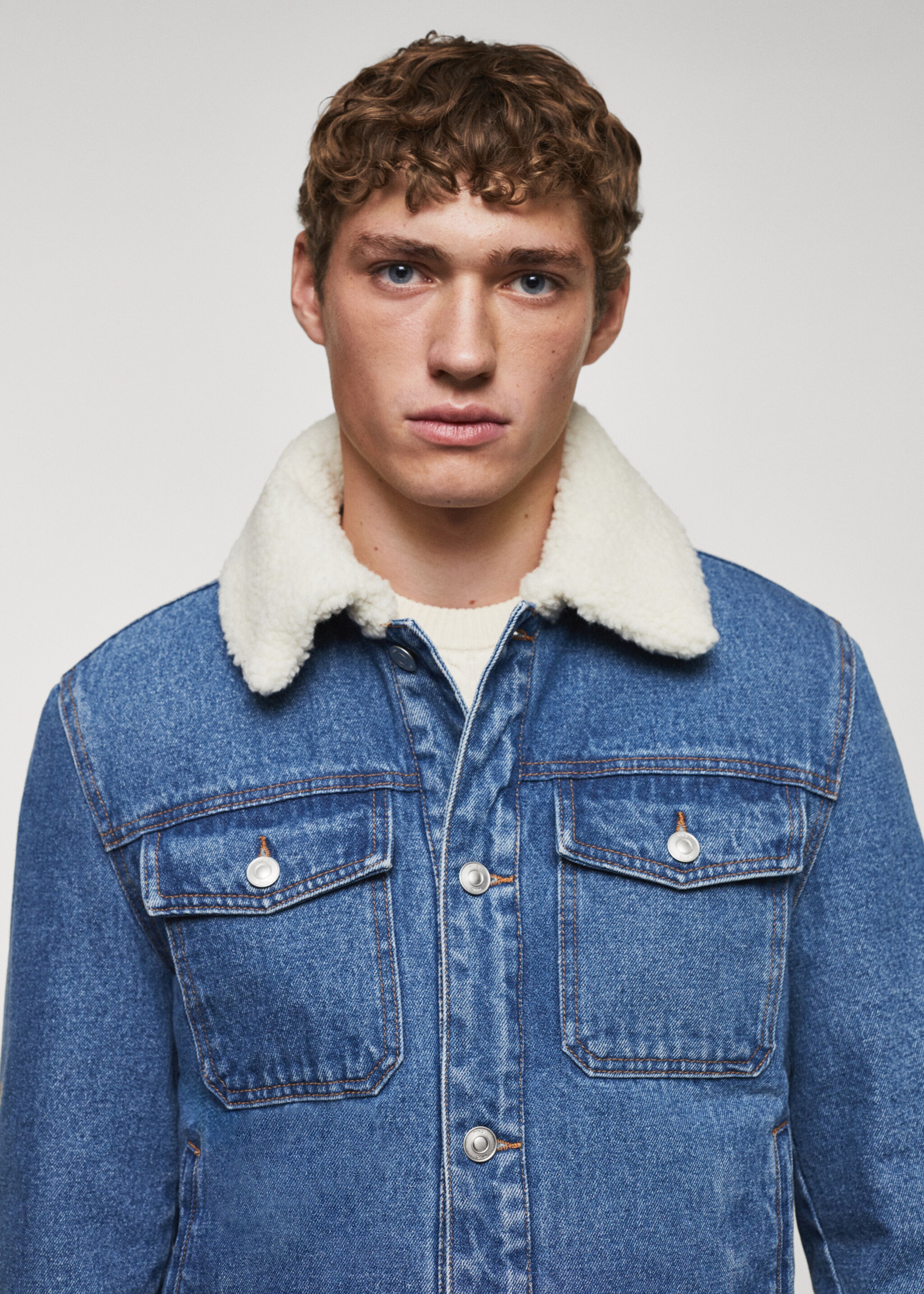 Chaqueta denim borreguito - Detalle del artículo 1