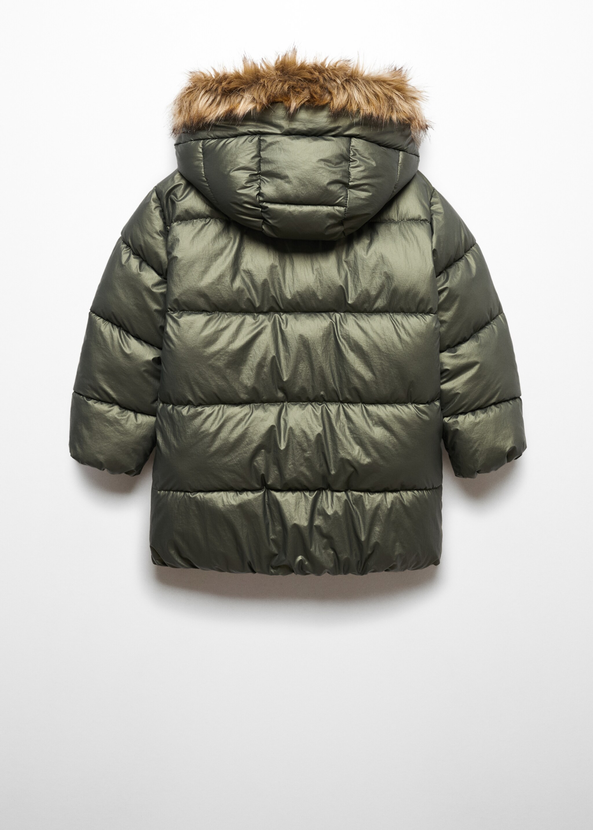 Anorak acolchado capucha - Reverso del artículo