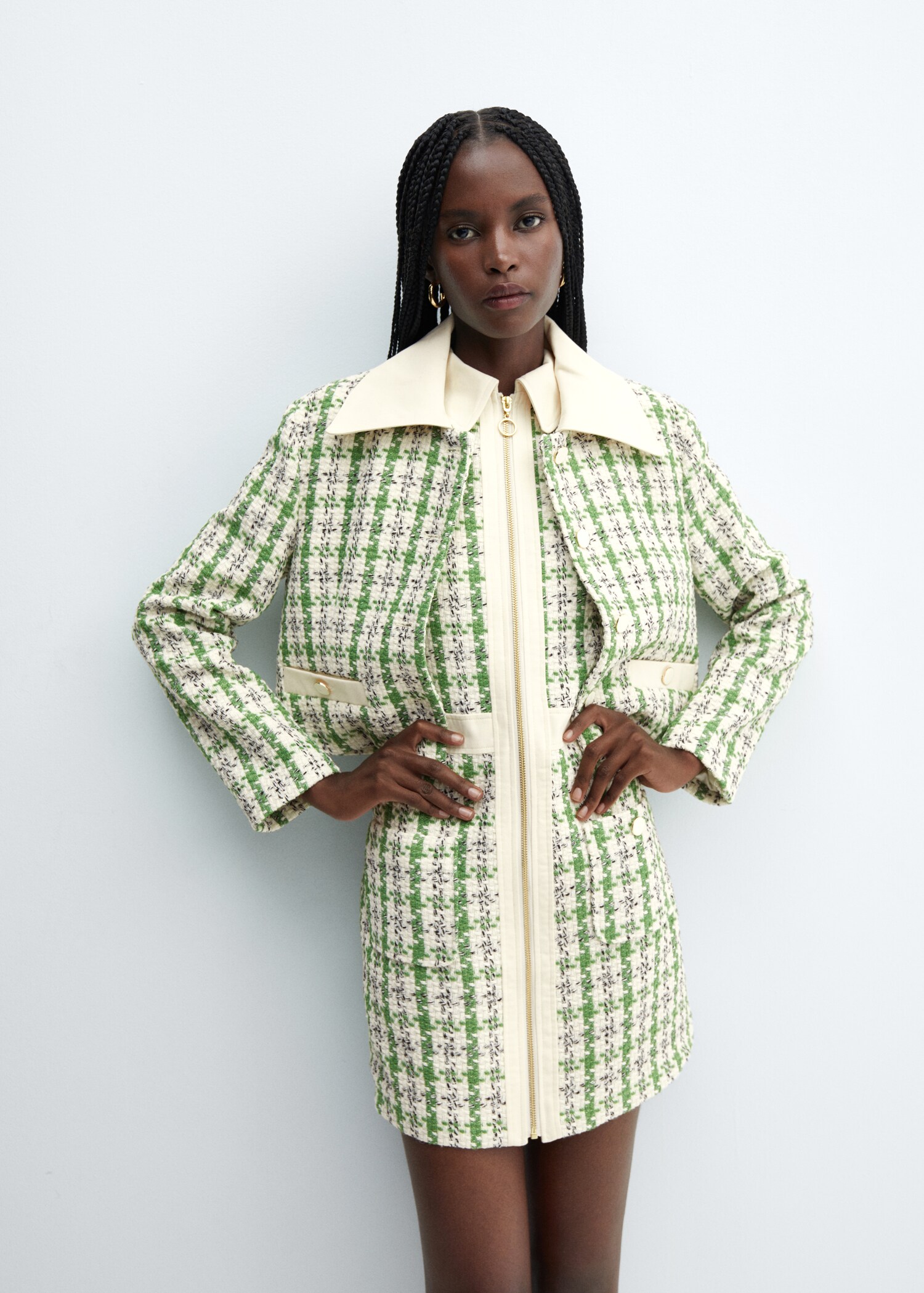 Tweed jurk met rits - Detail van het artikel 2