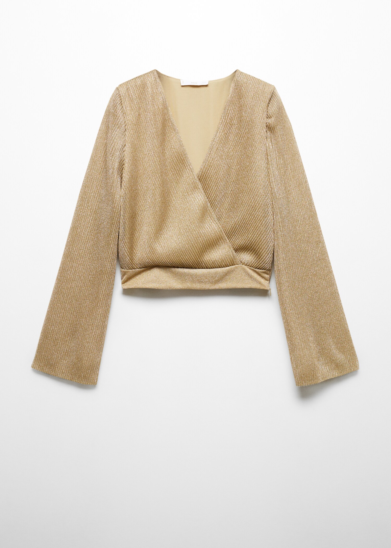 Blusa crop lúrex - Artículo sin modelo