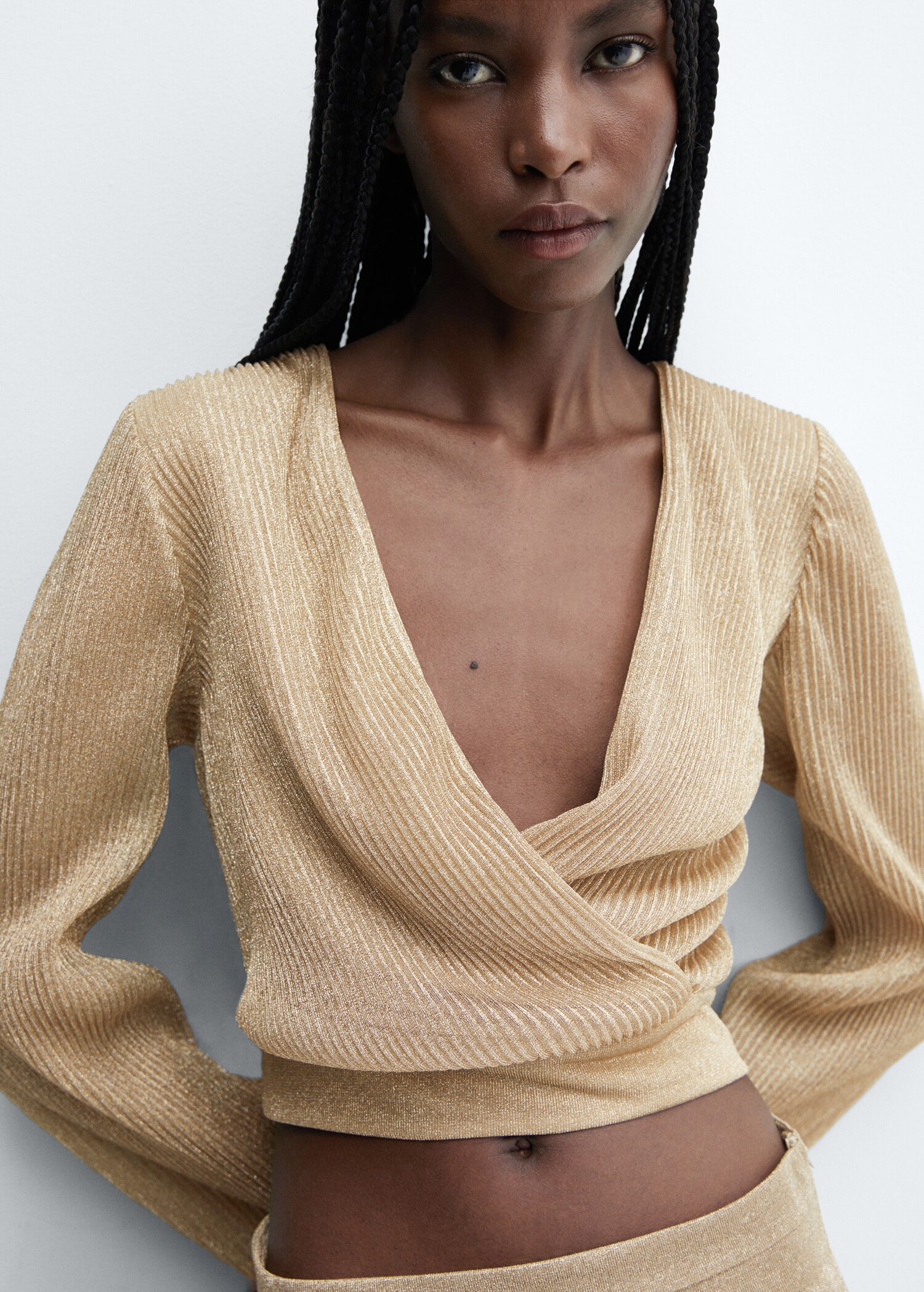 Blusa crop lúrex - Detalle del artículo 1