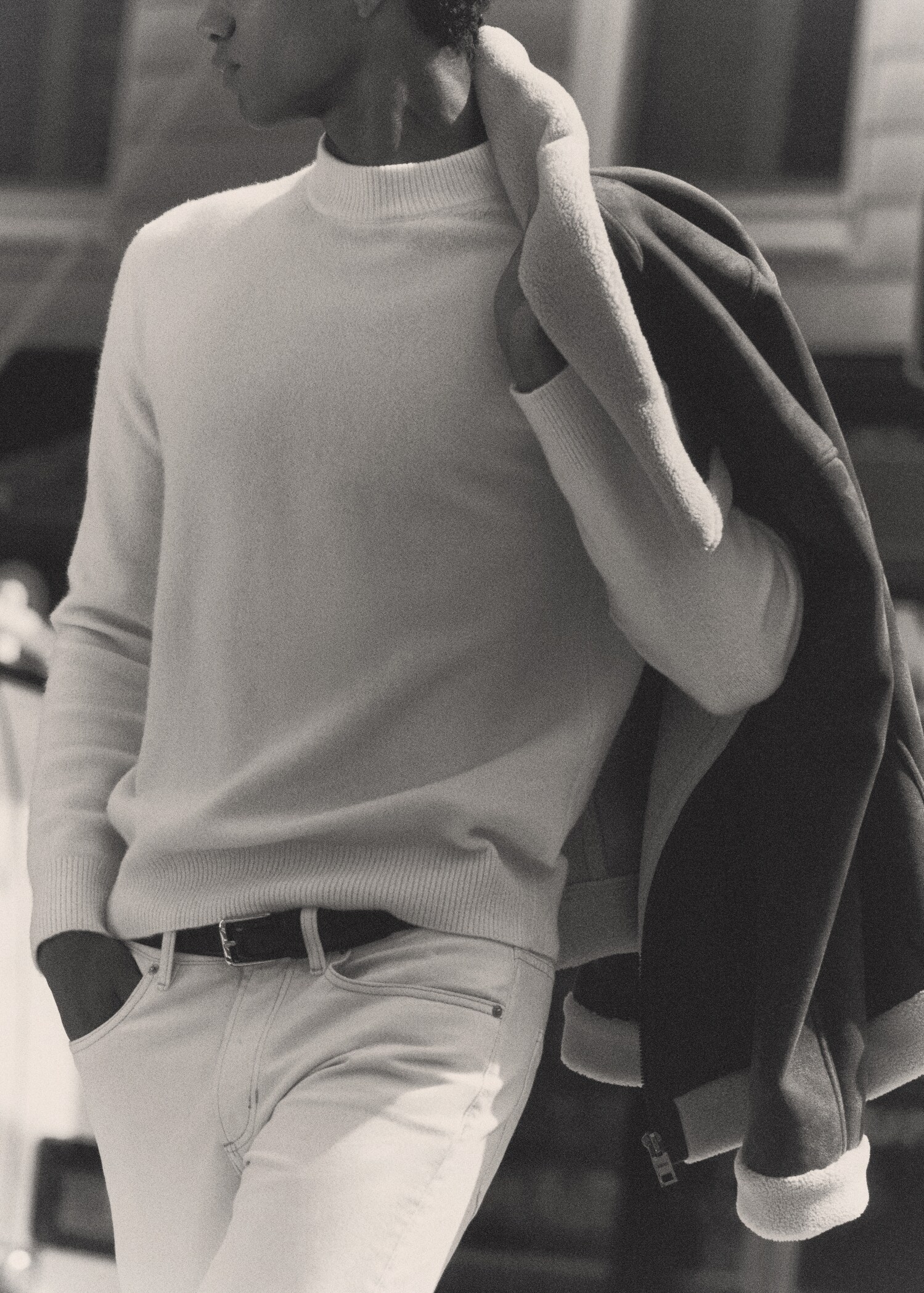 Ribbed knit sweater - Details of the article 6