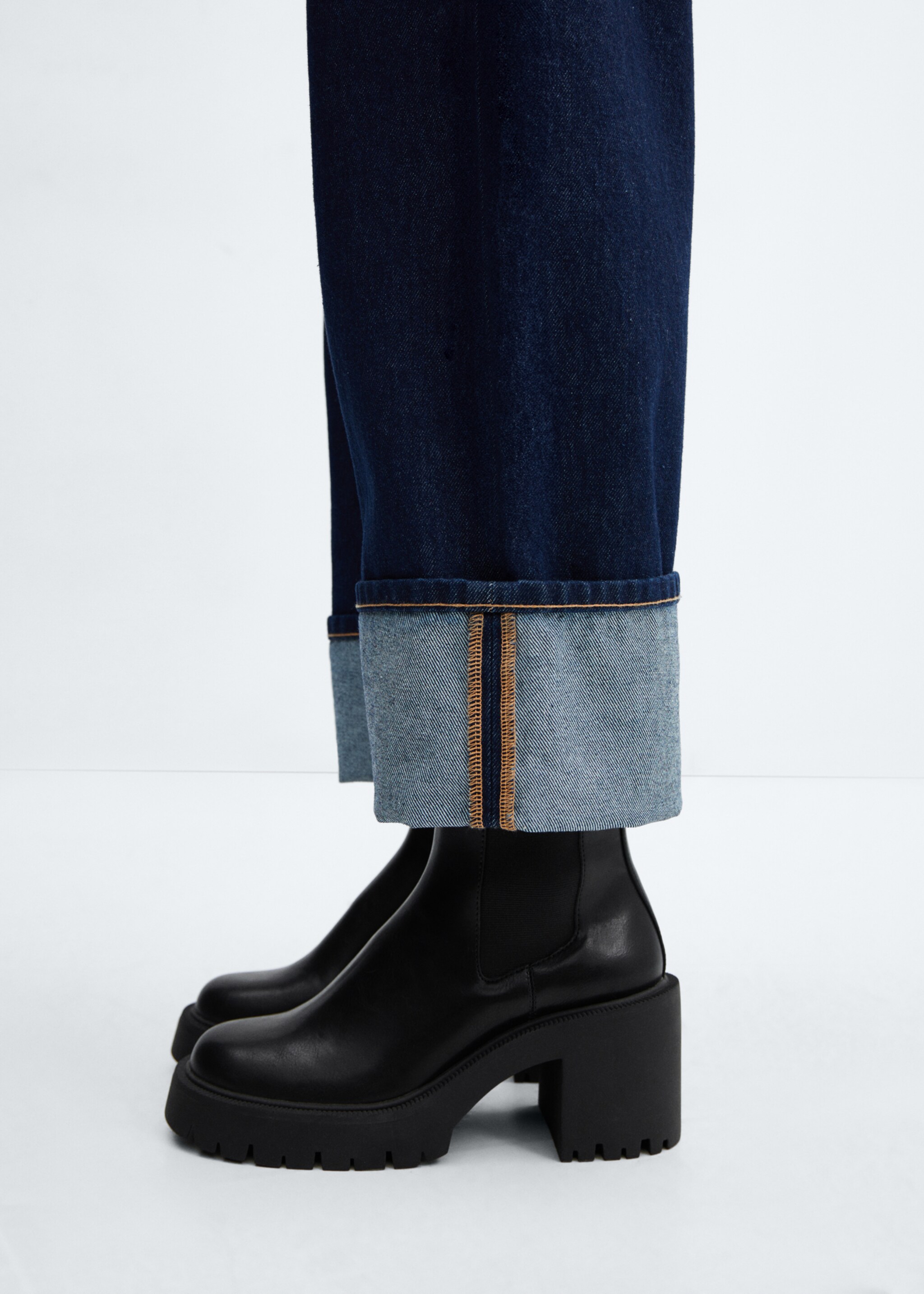 Track sole Chelsea boots - Details of the article 9, Black. Ref: 57087723-00.