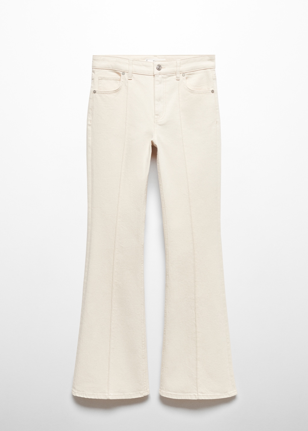 Decorative seam flared jeans Women MANGO OUTLET Finland
