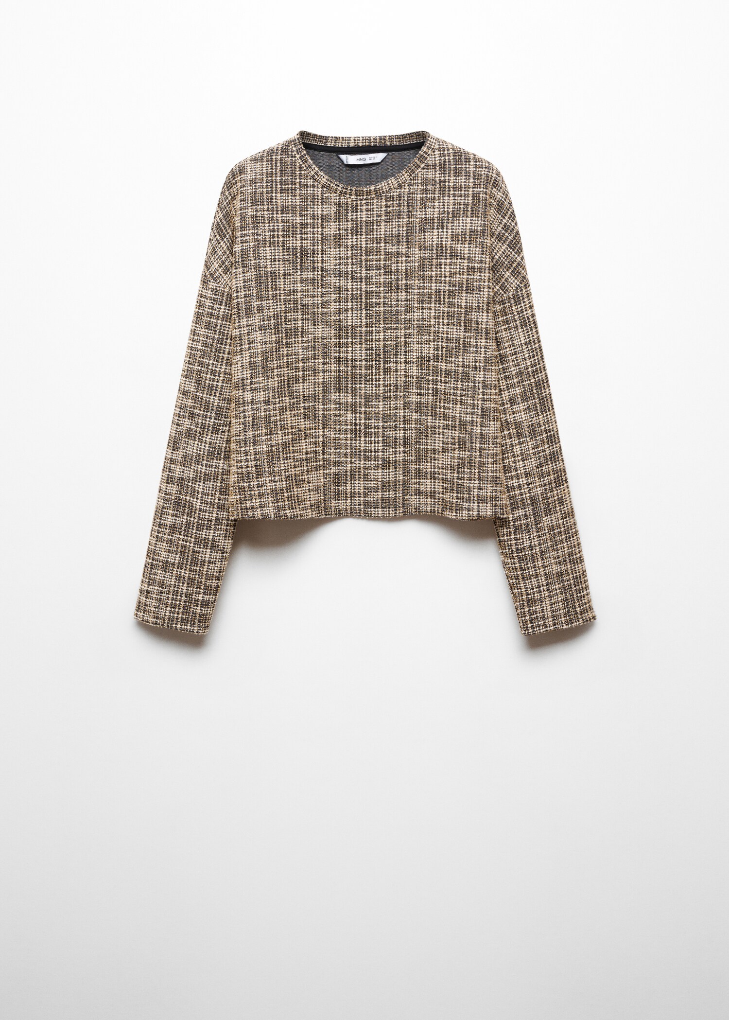 Sudadera tweed jaspeada - Artículo sin modelo