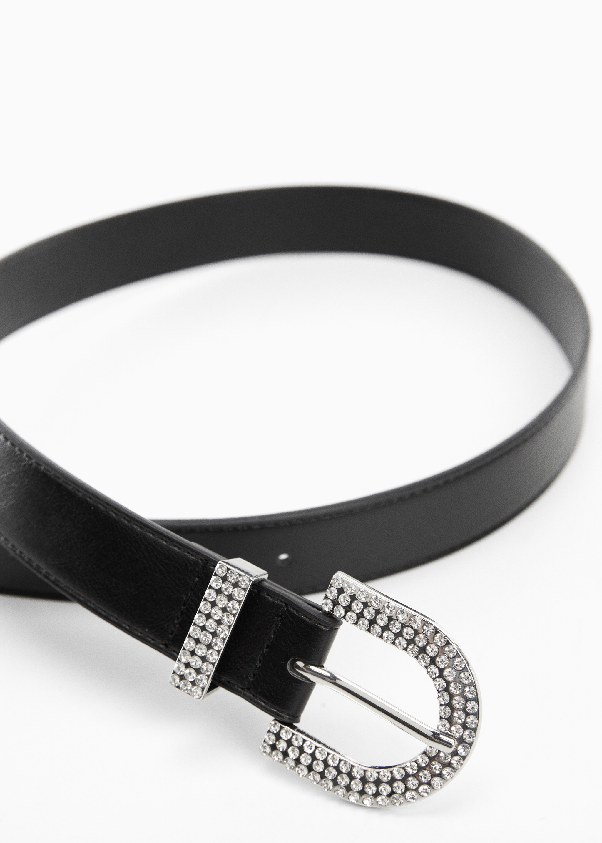 Faceted crystal buckle belt - Details of the article 2