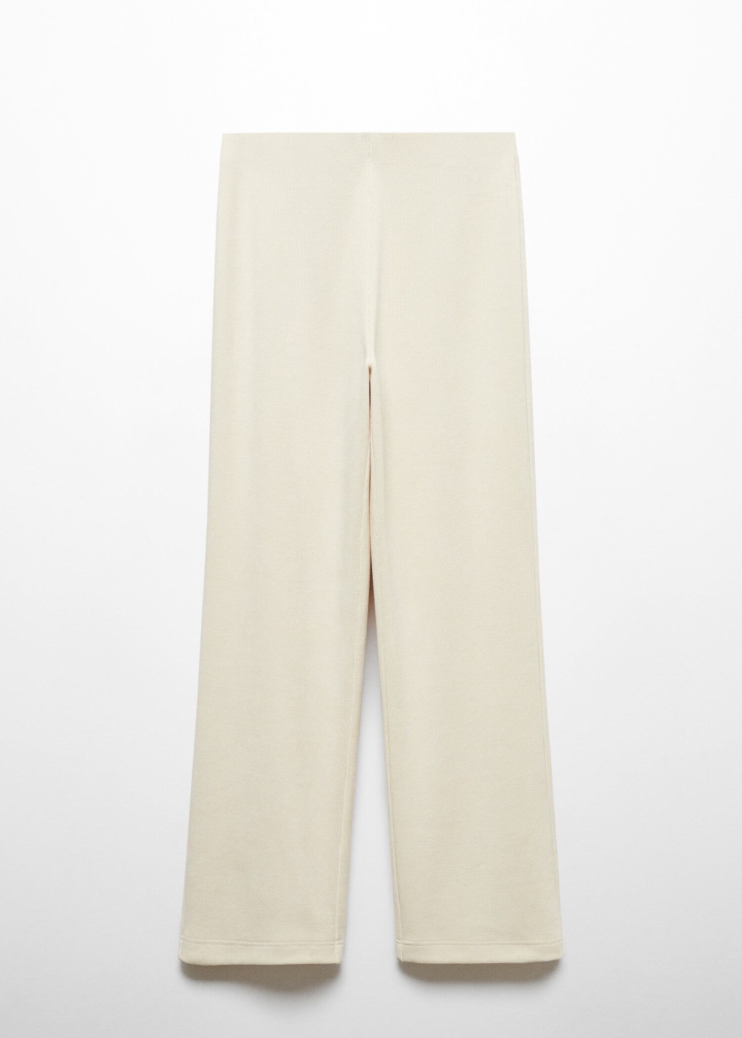 Corduroy trousers with elastic waist - Article without model