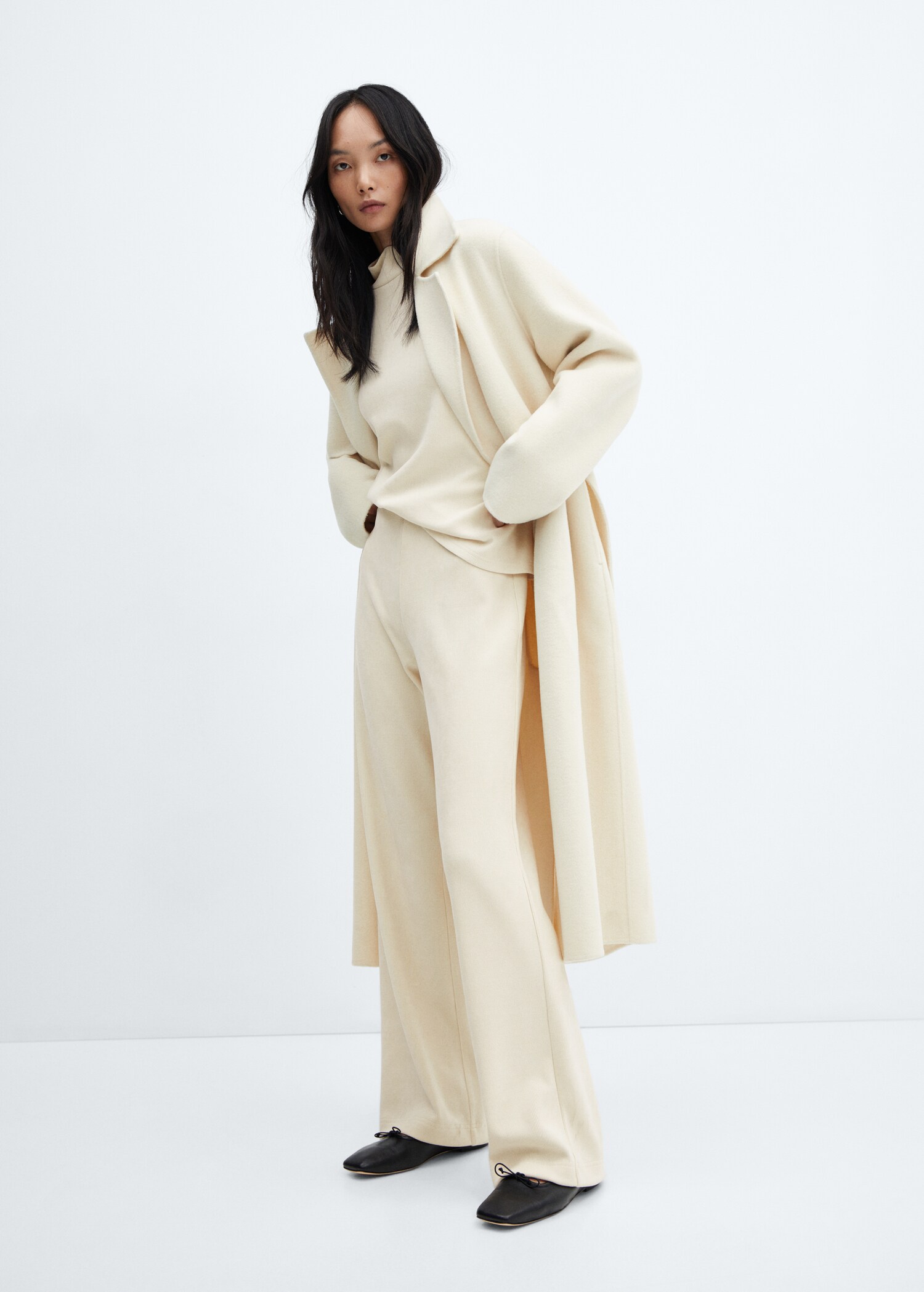 Corduroy trousers with elastic waist - Details of the article 2