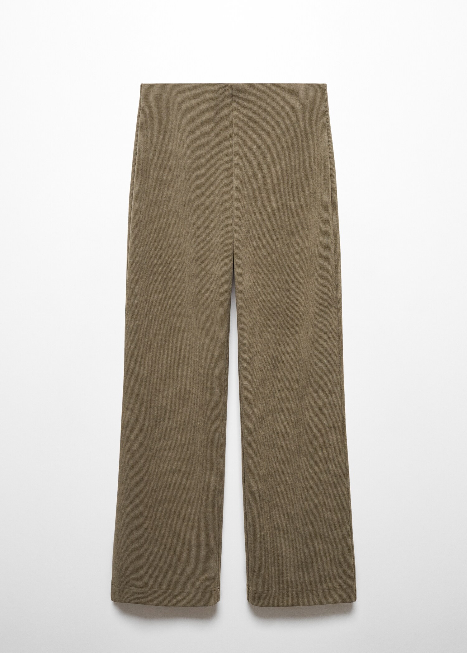 Corduroy trousers with elastic waist - Article without model