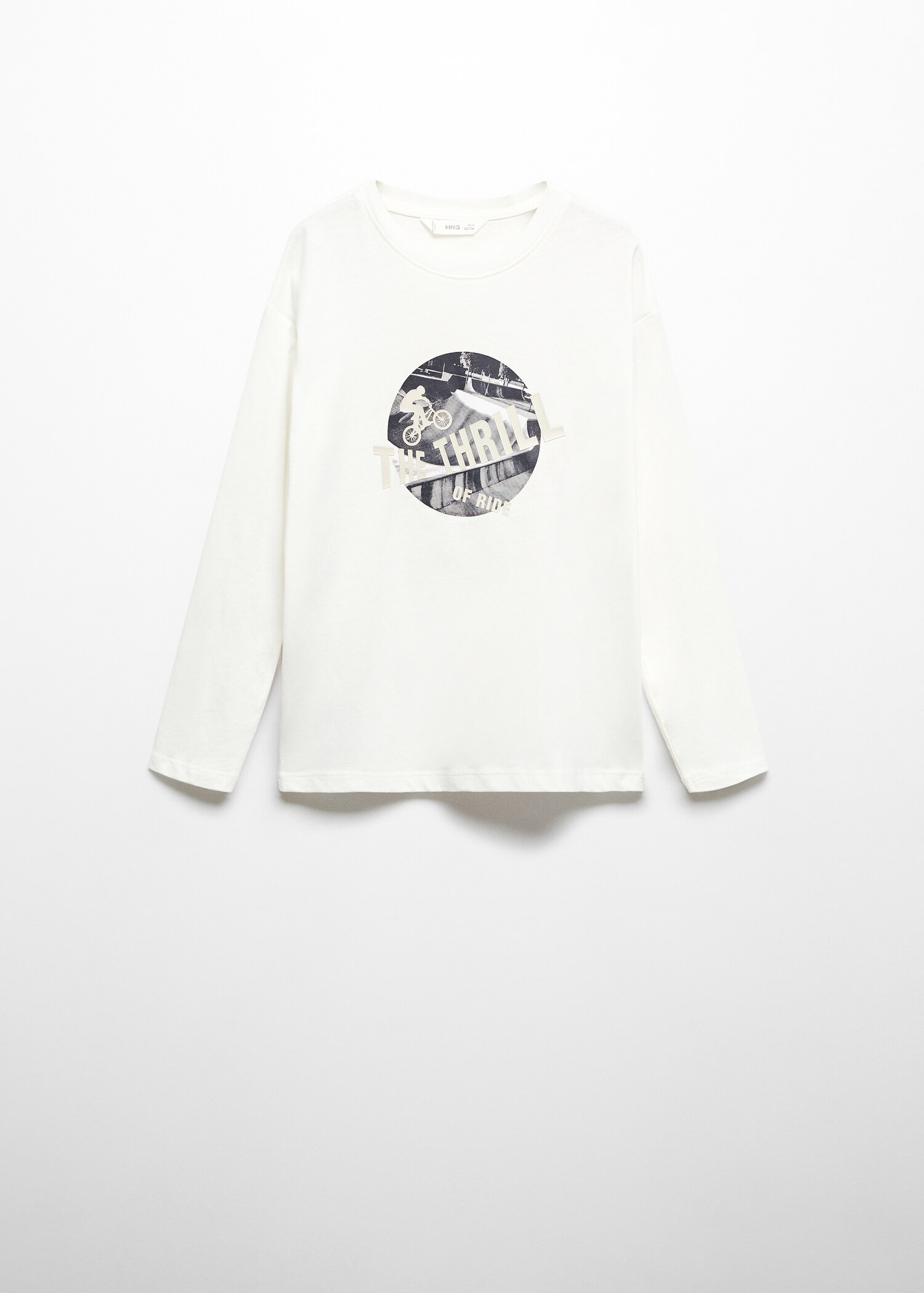 T-shirt manches longues imprimé - Article sans modèle
