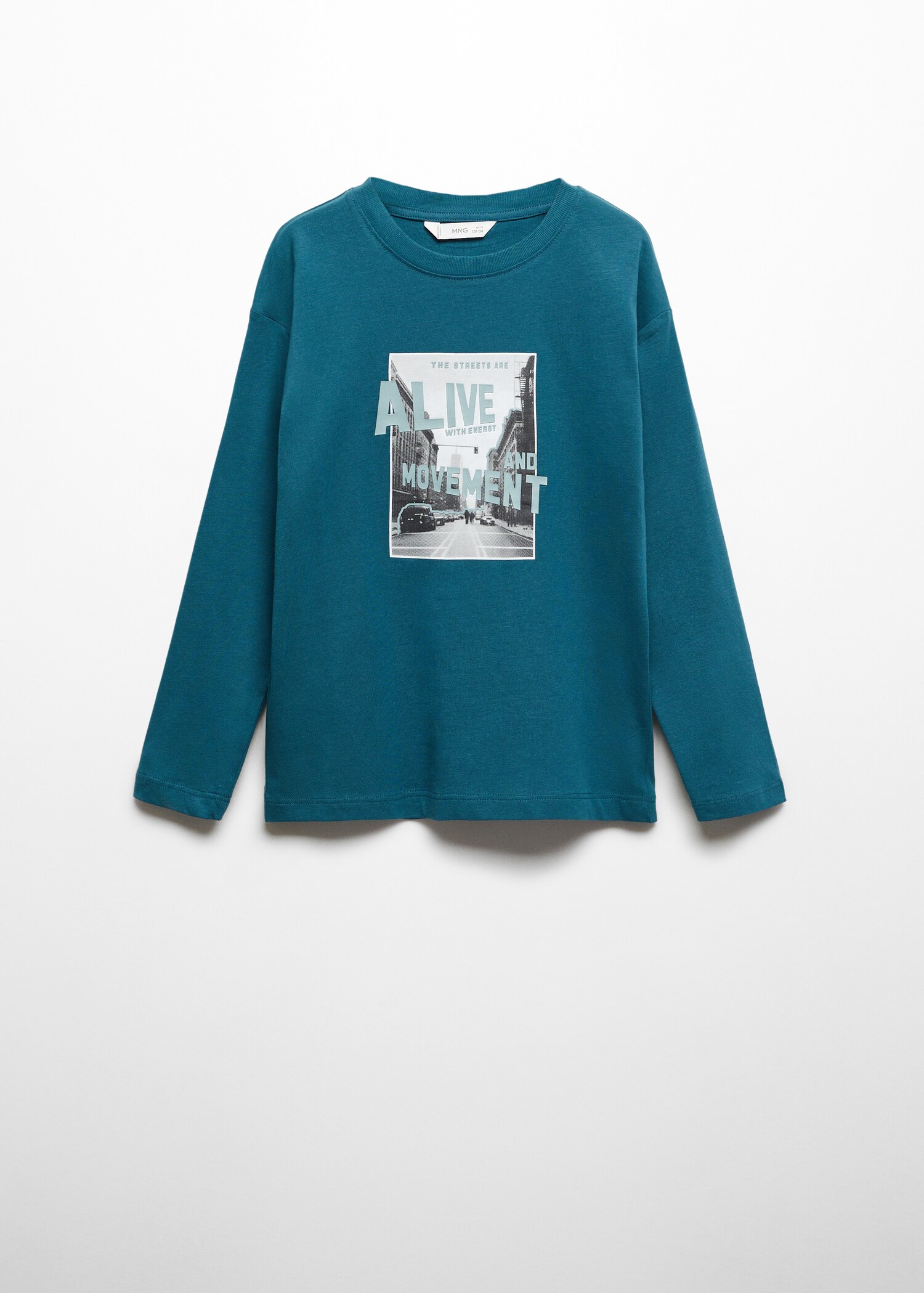 T-shirt manches longues imprimé - Article sans modèle