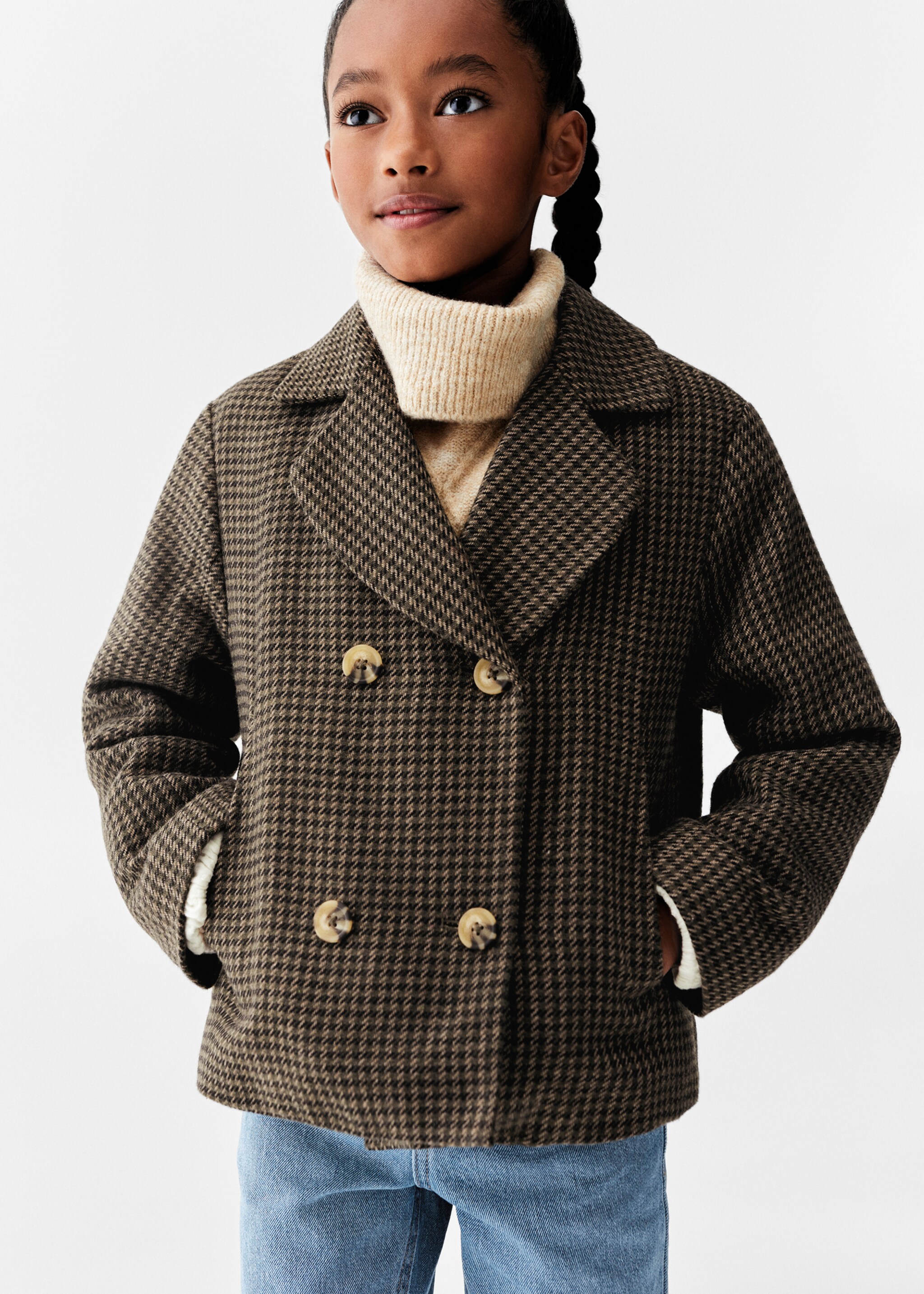 Houndstooth coat - Medium plane
